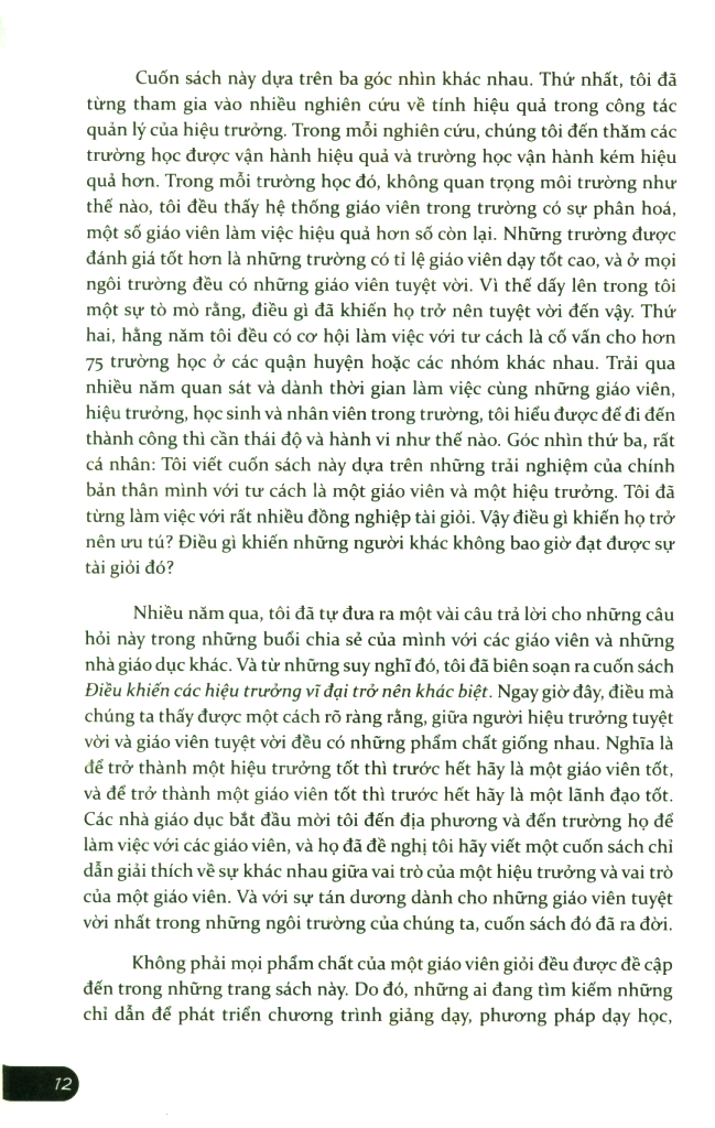 Điều Khiến Giáo Viên Ưu Tú Trở Nên Khác Biệt PDF Điều Khiến Giáo Viên Ưu Tú Trở Nên Khác Biệt PDF