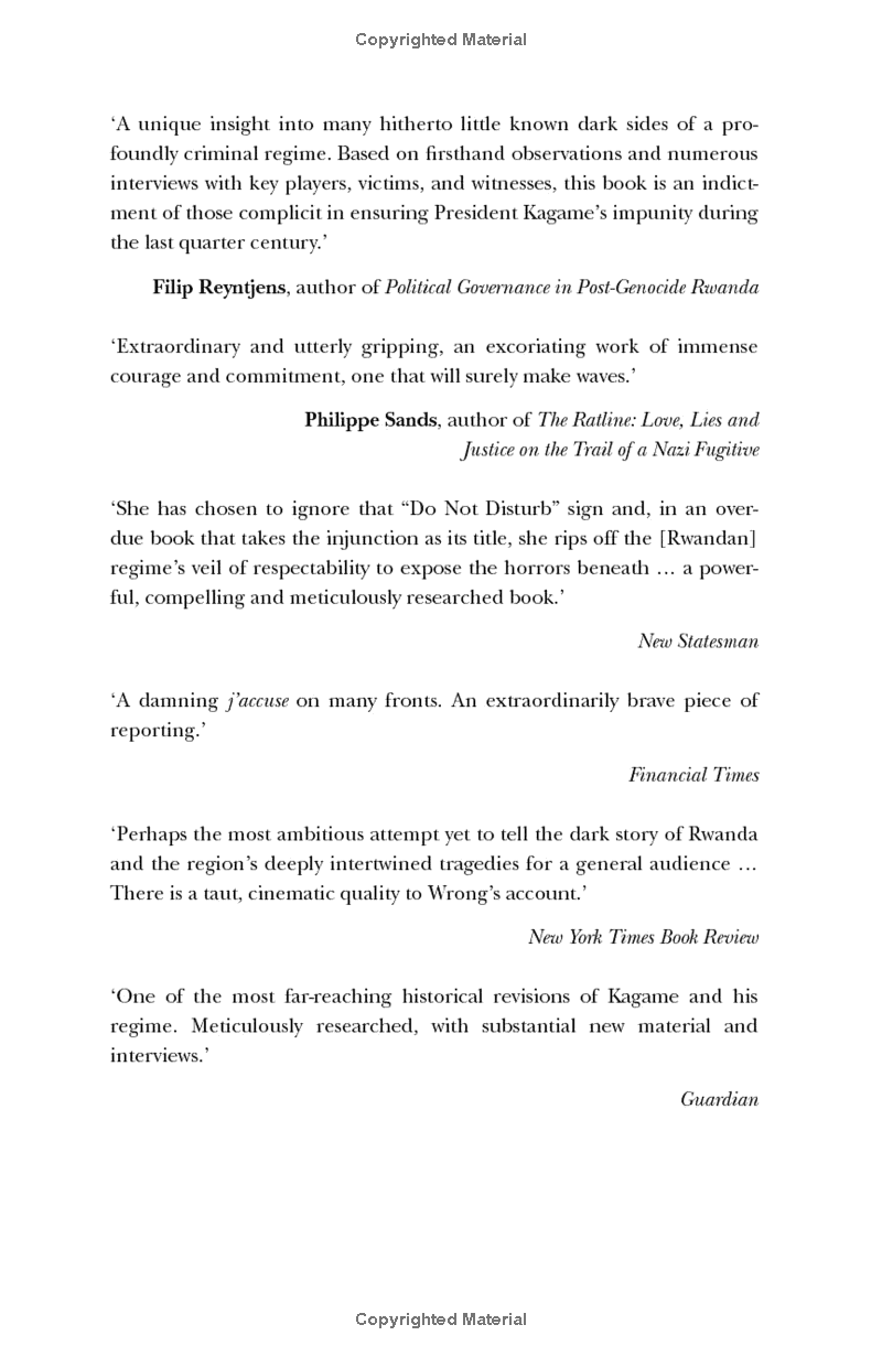 Do Not Disturb: The Story Of A Political Murder And An African Regime Gone Bad PDF đọc ebook online, epub online, nghe sách nói audio miễn phí.