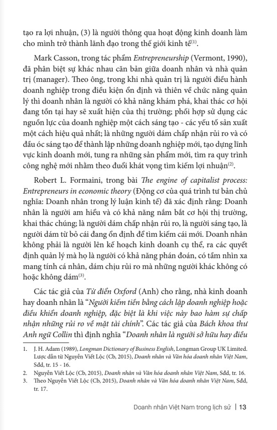 Doanh Nhân Việt Nam Trong Lịch Sử PDF đọc ebook online, epub online, nghe sách nói audio miễn phí.