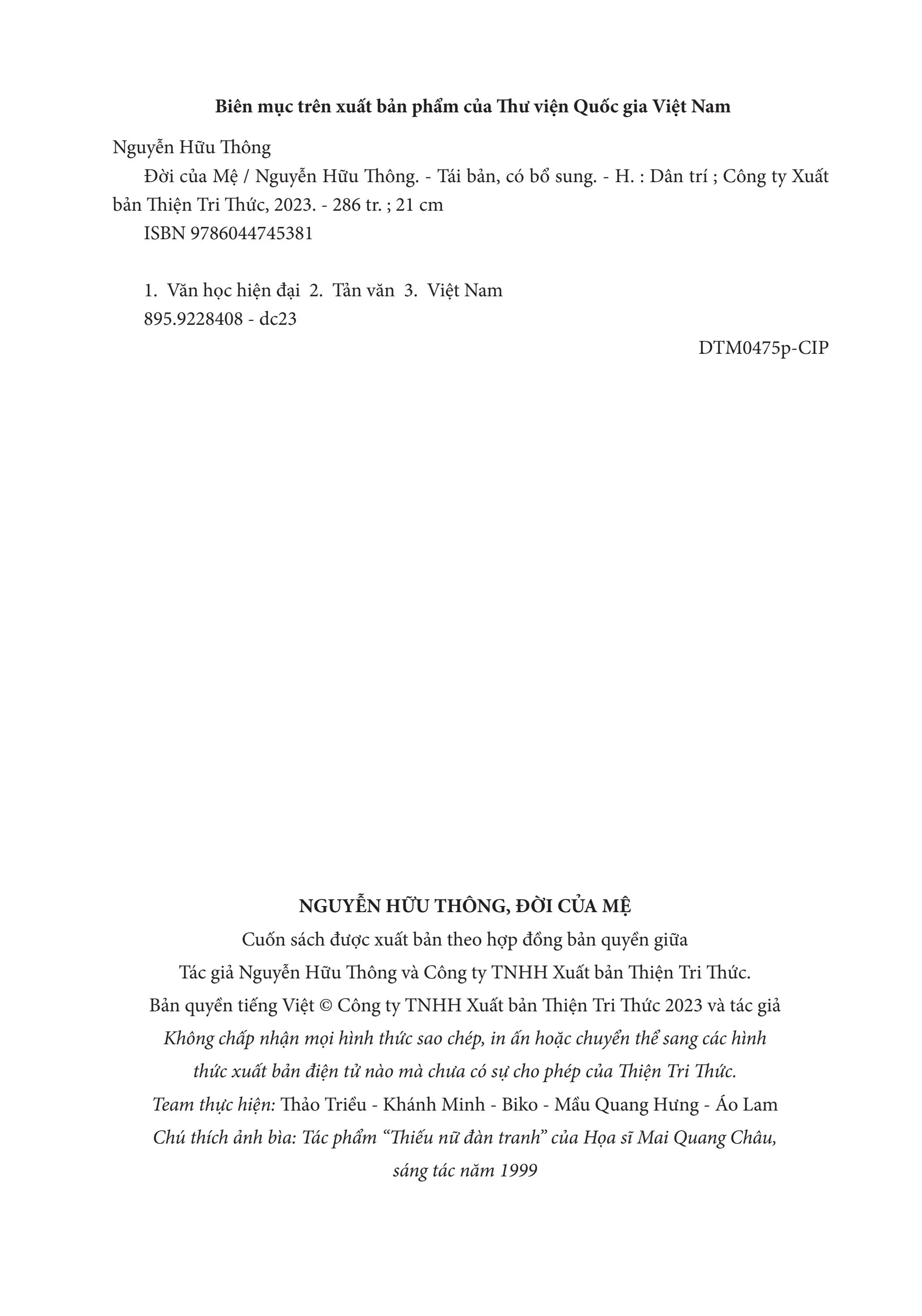 Đời của Mệ PDF Đời của Mệ PDF
