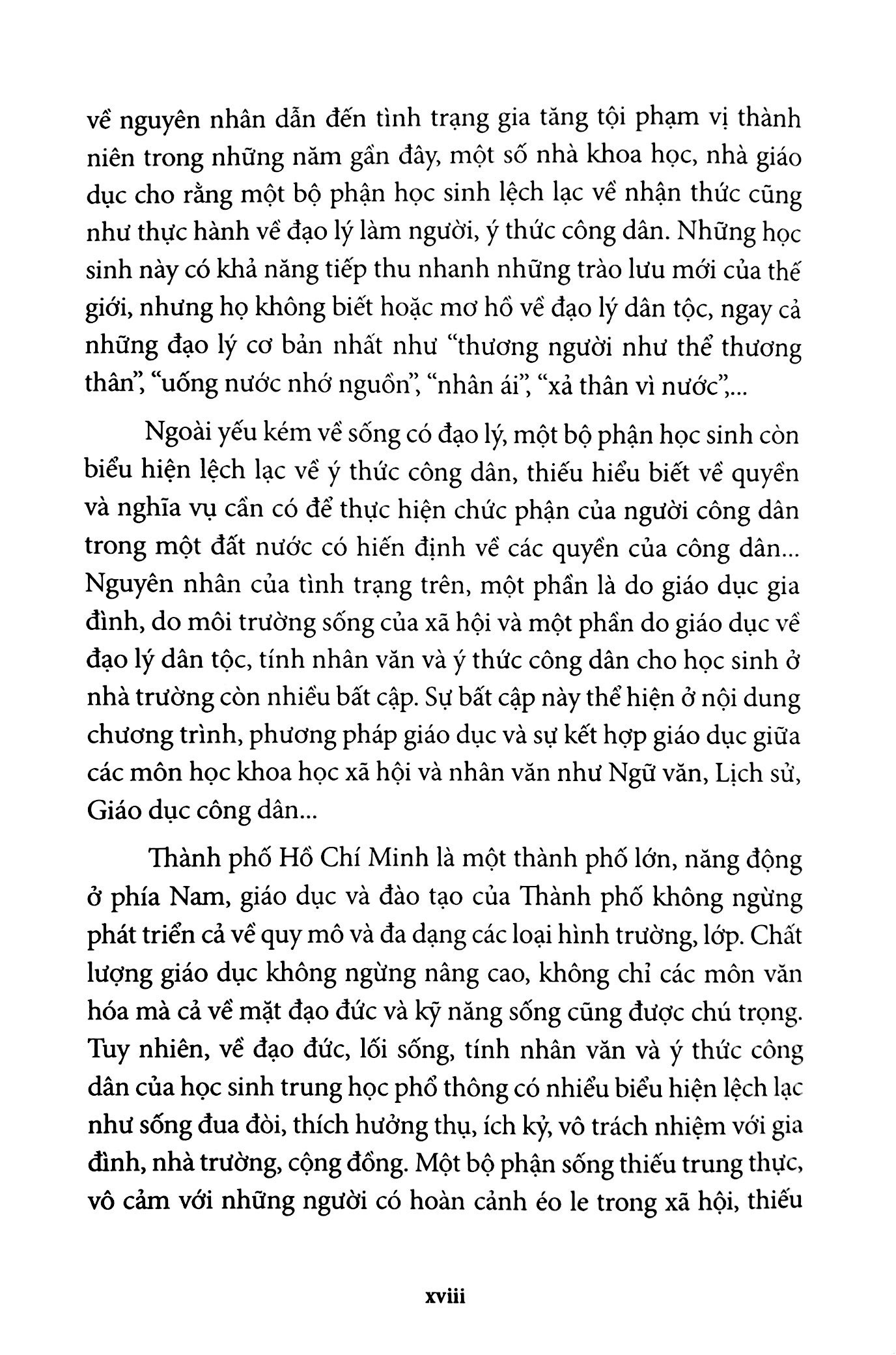 Đổi Mới Giáo Dục Đạo Lý Dân Tộc Và Ý Thức Công Dân Cho Học Sinh Trung Học Phổ Thông Thành Phố Hồ Chí Minh Qua Dạy Học Các Môn Xã Hội - Nhân Văn PDF