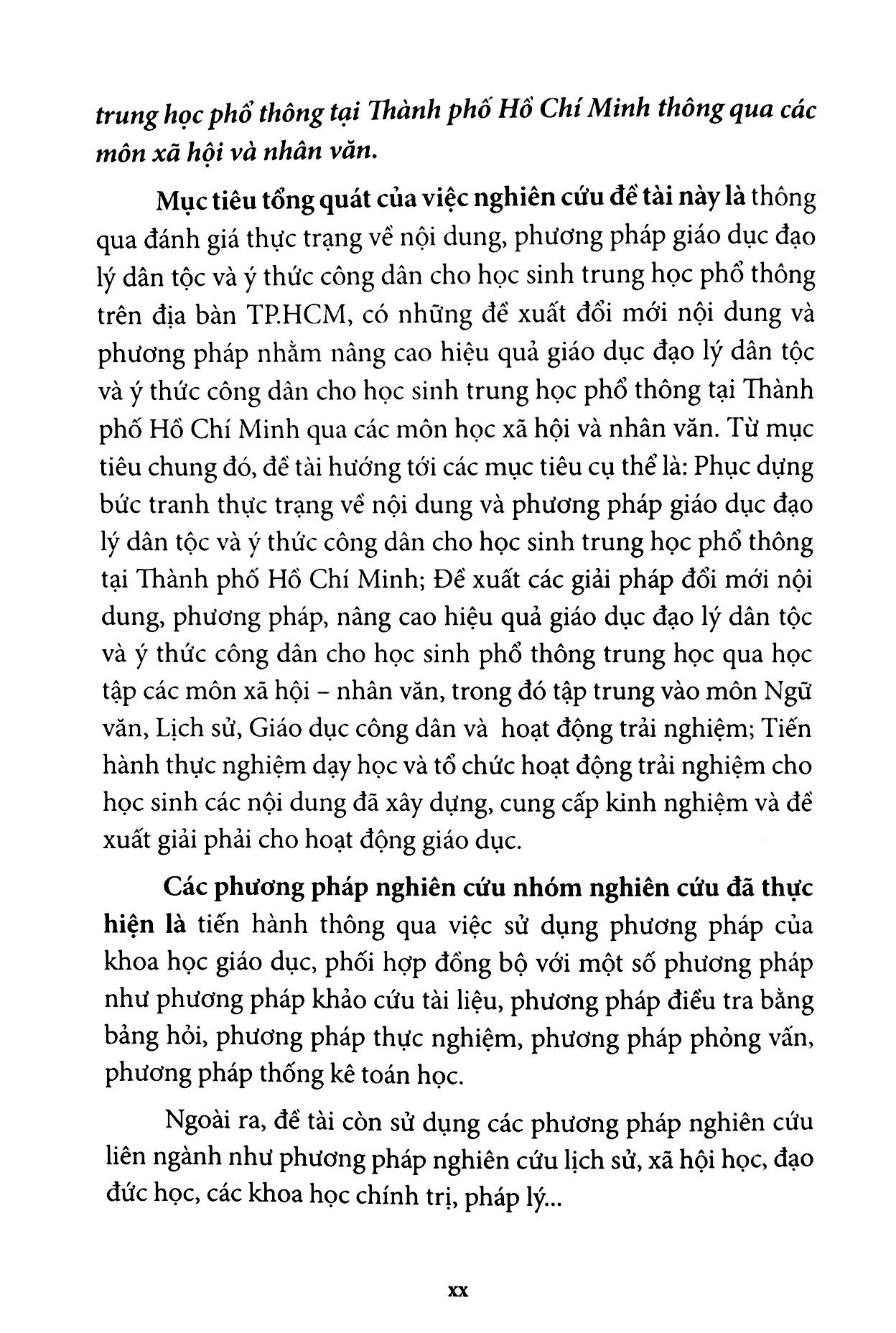 Đổi Mới Giáo Dục Đạo Lý Dân Tộc Và Ý Thức Công Dân Cho Học Sinh Trung Học Phổ Thông Thành Phố Hồ Chí Minh Qua Dạy Học Các Môn Xã Hội - Nhân Văn PDF