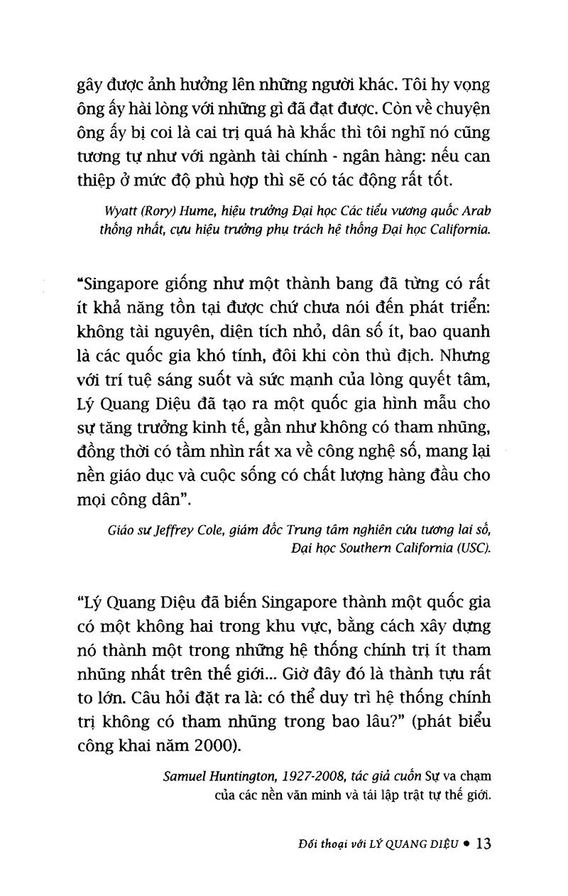 Đối Thoại Với Lý Quang Diệu (Tái Bản 2018) PDF đọc ebook online, epub online, nghe sách nói audio miễn phí.