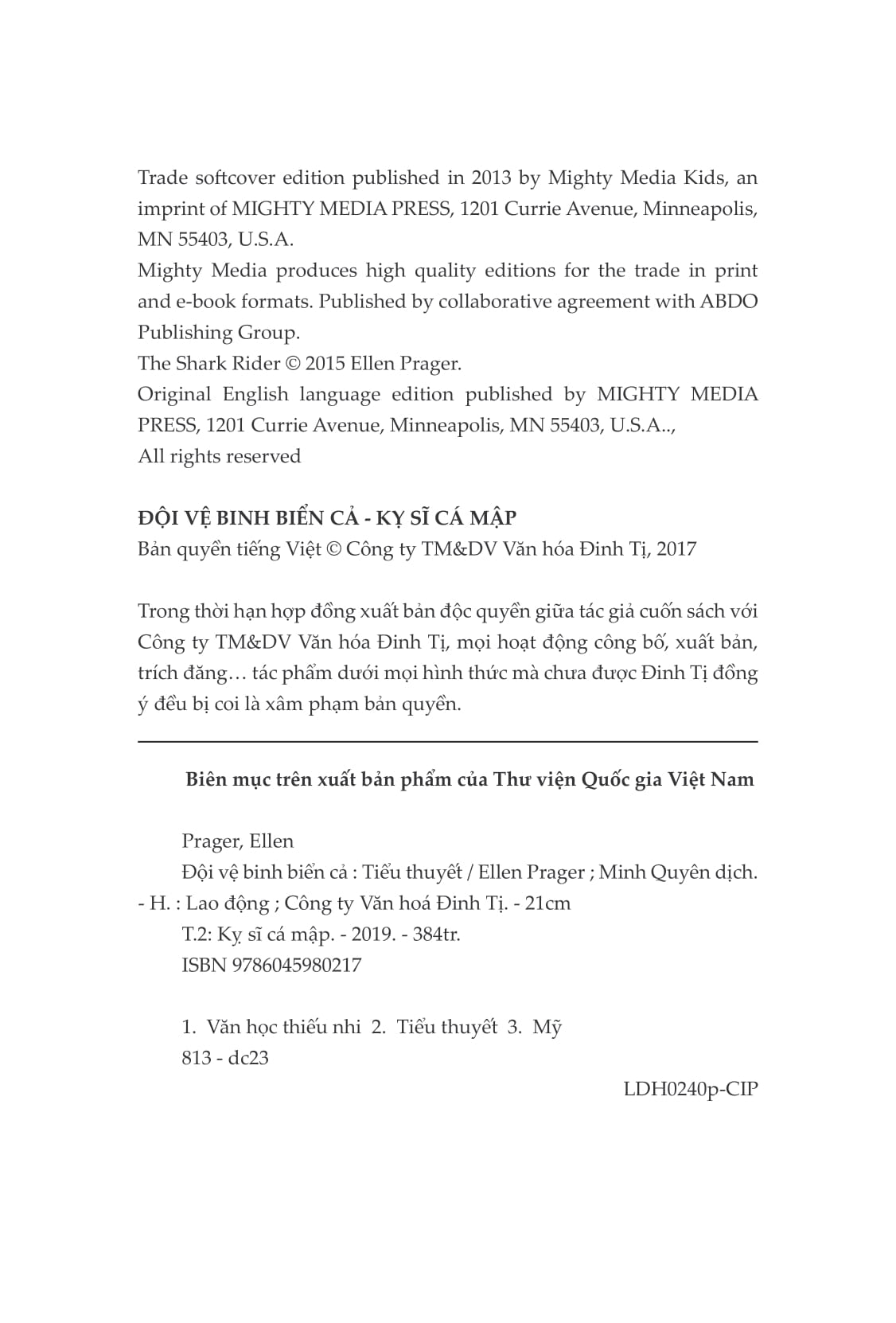 Đội Vệ Binh Biển Cả - Kỵ Sĩ Cá Mập Tập 2 PDF Đội Vệ Binh Biển Cả - Kỵ Sĩ Cá Mập Tập 2 PDF