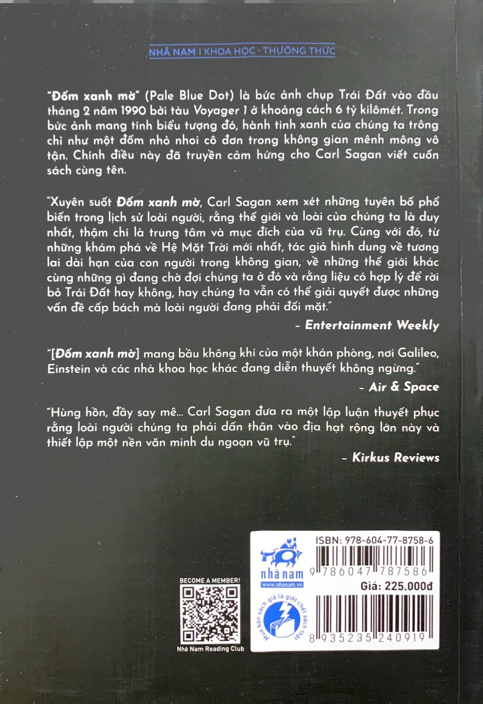 Đốm Xanh Mờ - Tầm Nhìn Về Tương Lai Của Loài Người Trong Không Gian PDF Đốm Xanh Mờ - Tầm Nhìn Về Tương Lai Của Loài Người Trong Không Gian PDF