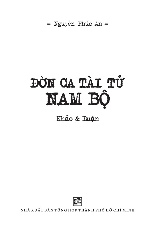 Đờn Ca Tài Tử Nam Bộ PDF