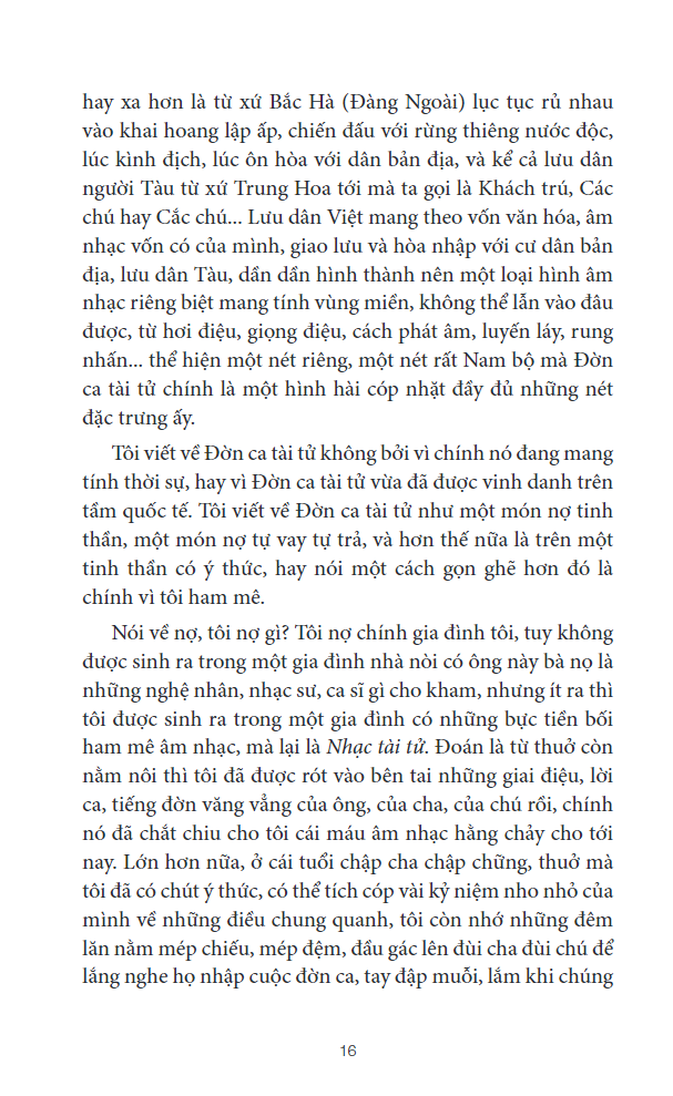 Đờn Ca Tài Tử Nam Bộ - Khảo & Luận PDF đọc ebook online, epub online, nghe sách nói audio miễn phí.