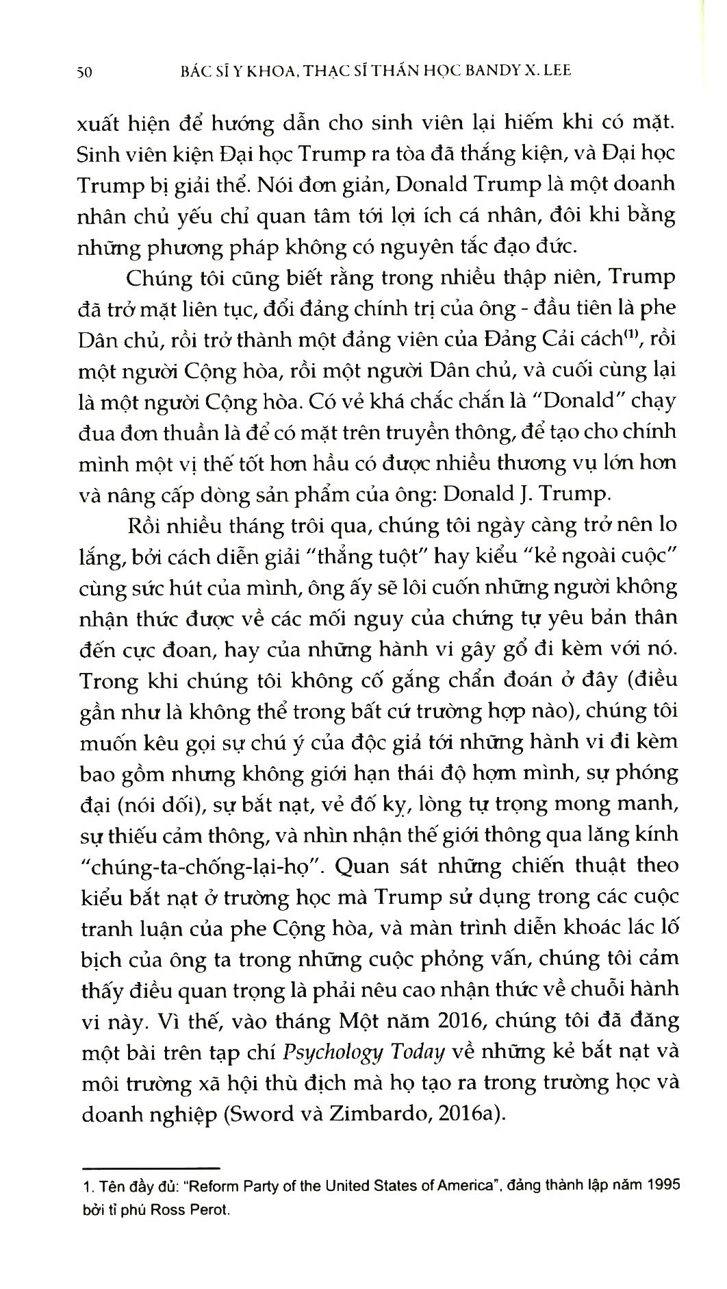 Donald Trump Dưới Góc Nhìn Của Tâm Lý Học PDF Donald Trump Dưới Góc Nhìn Của Tâm Lý Học PDF