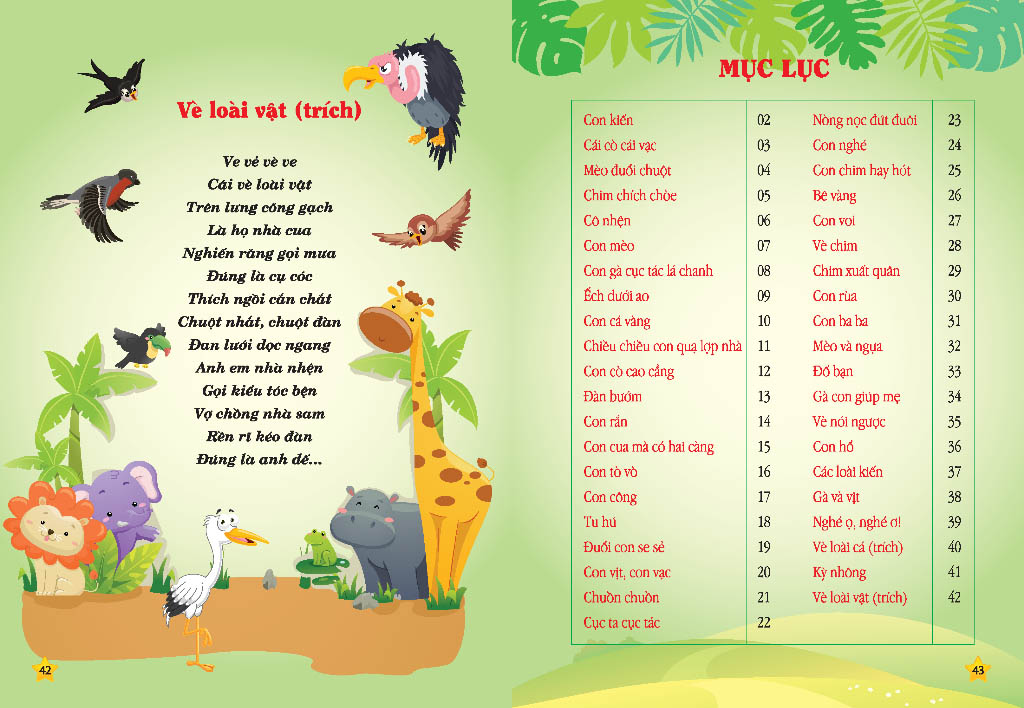 Đồng Dao Cho Bé - Động Vật Đáng Yêu PDF đọc ebook online, epub online, nghe sách nói audio miễn phí.