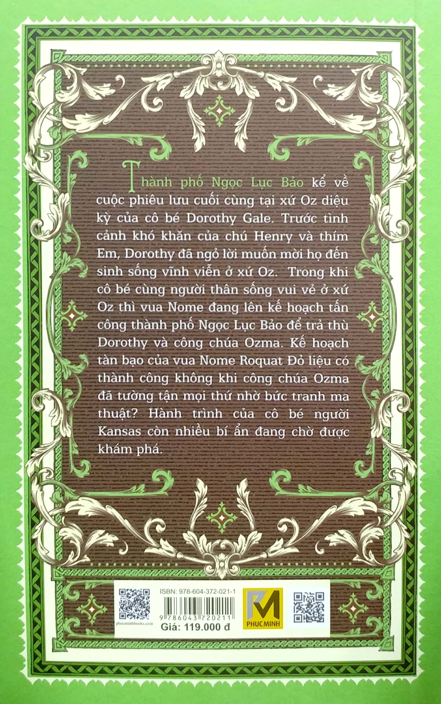 Bộ Dorothy Và Xứ Oz Diệu Kỳ - Tập 6: Thành Phố Ngọc Lục Bảo PDF Bộ Dorothy Và Xứ Oz Diệu Kỳ - Tập 6: Thành Phố Ngọc Lục Bảo PDF