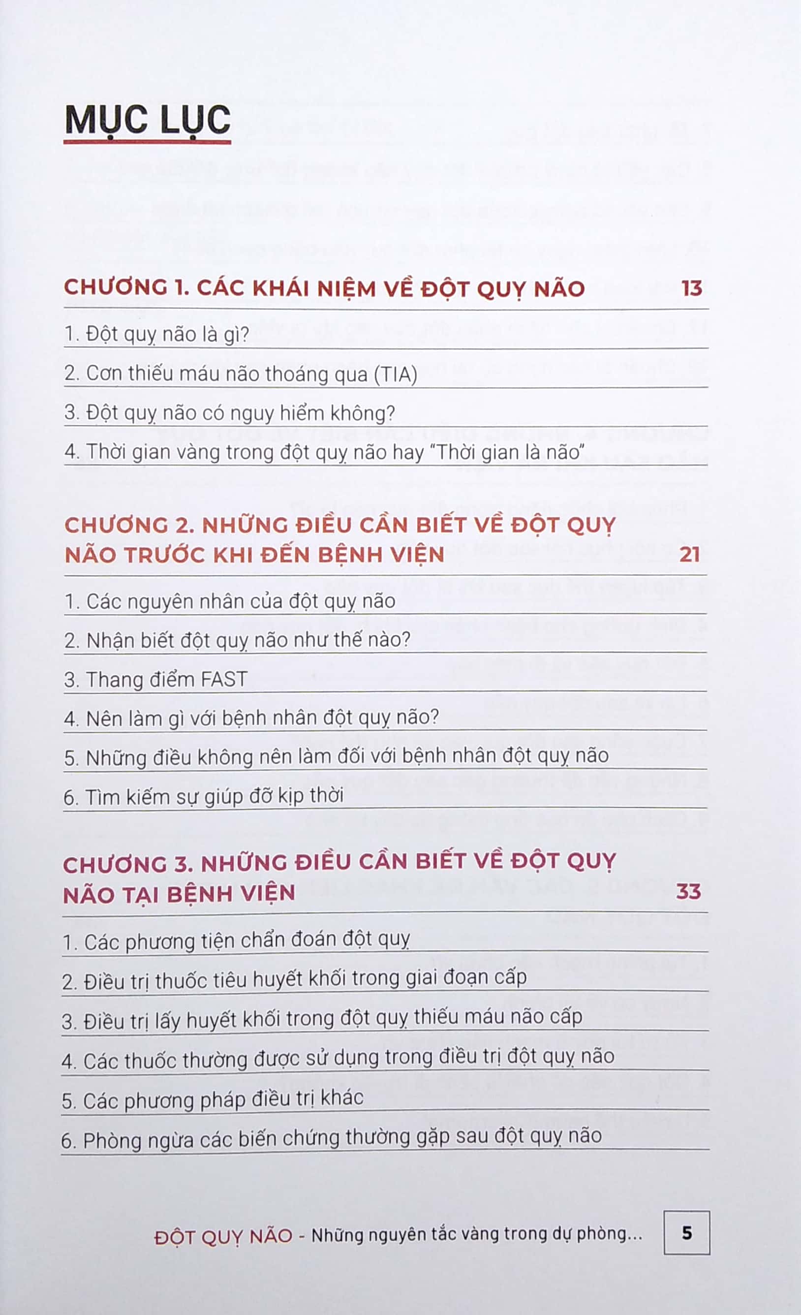 Đột Quỵ Não - Những Nguyên Tắc Vàng Trong Dự Phòng Và Chăm Sóc Đột Quỵ PDF