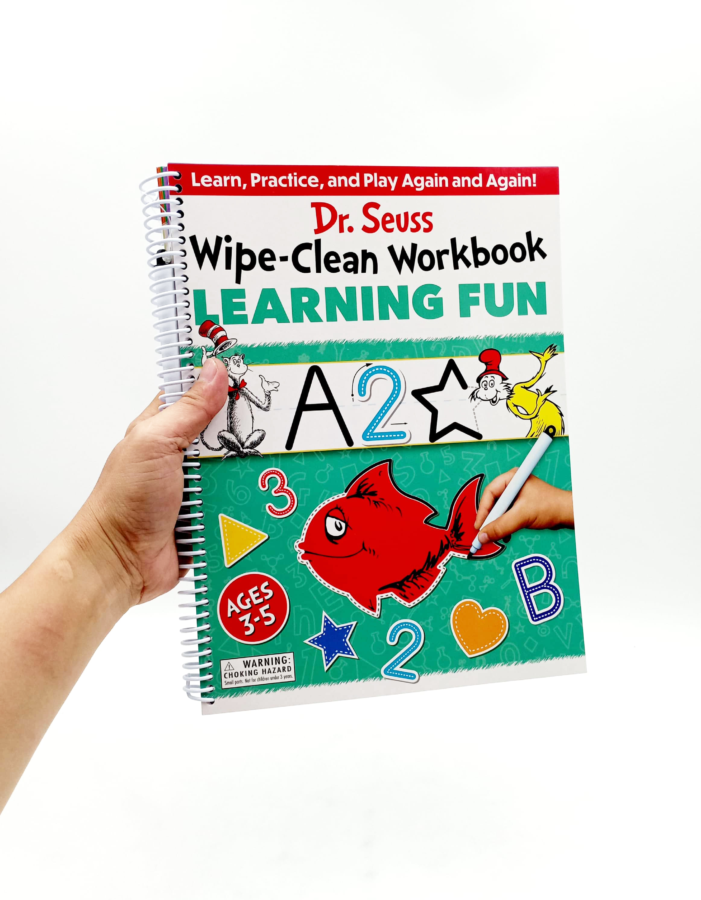 Dr. Seuss WipeClean Workbook Learning Fun Activity Workbook For Ages 35 (Dr. Seuss Workbooks)