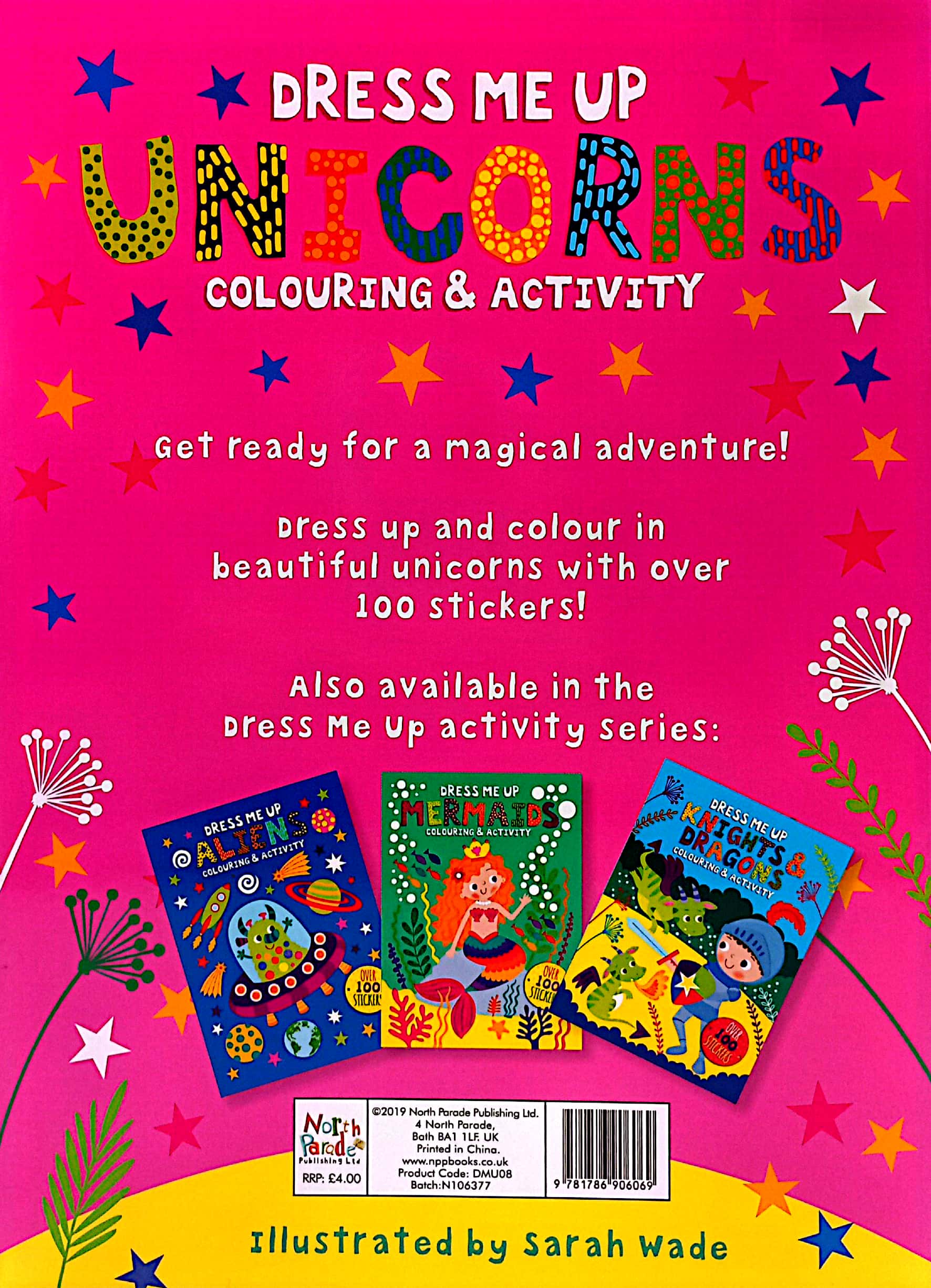 Dress Me Up Colouring & Activity Book - Unicorns