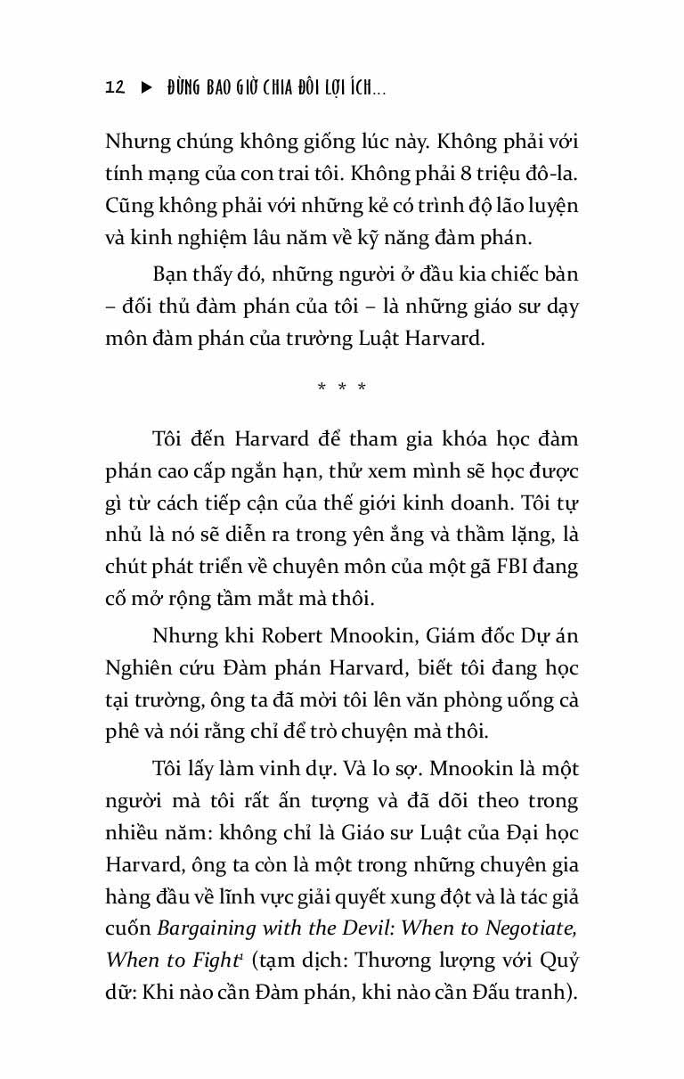 Đừng Bao Giờ Chia Đôi Lợi Ích Trong Mọi Cuộc Đàm Phán PDF Đừng Bao Giờ Chia Đôi Lợi Ích Trong Mọi Cuộc Đàm Phán PDF
