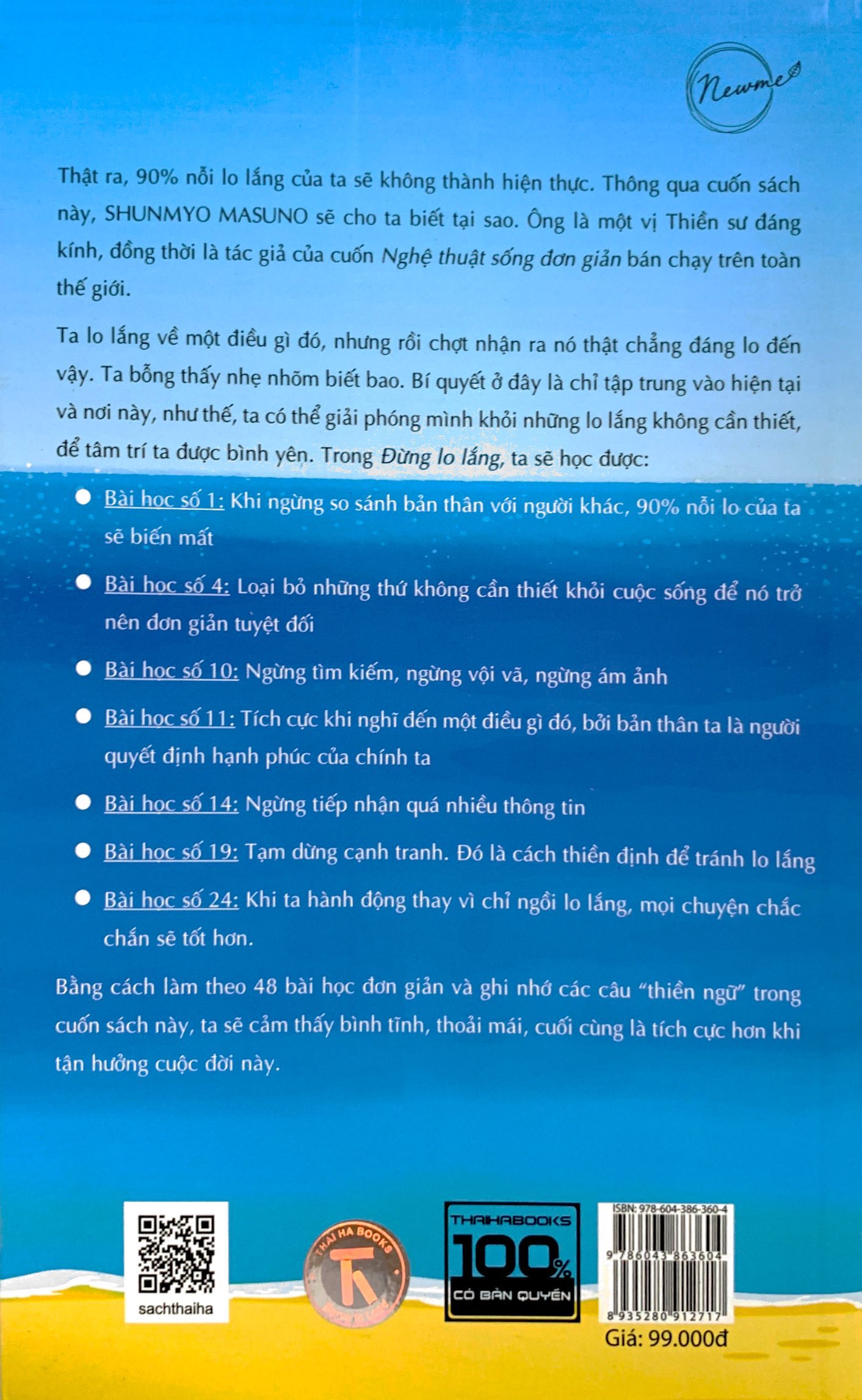 Đừng Lo Lắng: 48 Bài Học An Dịu Nỗi Lo Âu Từ Một Vị Thiền Sư PDF đọc ebook online, epub online, nghe sách nói audio miễn phí. Đừng Lo Lắng: 48 Bài Học An Dịu Nỗi Lo Âu Từ Một Vị Thiền Sư PDF đọc ebook online, epub online, nghe sách nói audio miễn phí.