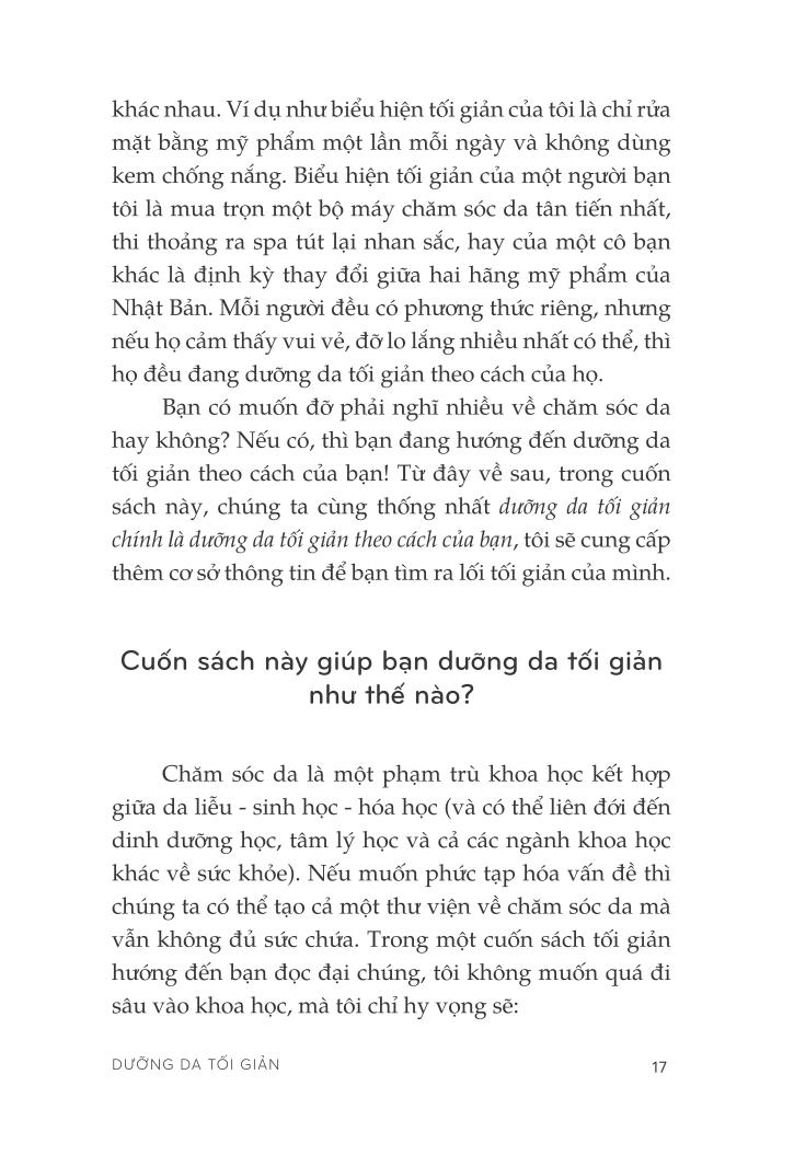 Dưỡng Da Tối Giản PDF đọc ebook online, epub online, nghe sách nói audio miễn phí.