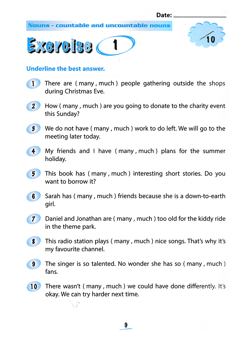 Bộ Elementary Grammar - Ngữ Pháp Tiếng Anh Cơ Bản Dành Cho Học Sinh Workbook 3 PDF Bộ Elementary Grammar - Ngữ Pháp Tiếng Anh Cơ Bản Dành Cho Học Sinh Workbook 3 PDF