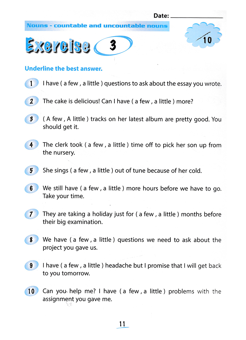 Bộ Elementary Grammar - Ngữ Pháp Tiếng Anh Cơ Bản Dành Cho Học Sinh Workbook 3 PDF Bộ Elementary Grammar - Ngữ Pháp Tiếng Anh Cơ Bản Dành Cho Học Sinh Workbook 3 PDF