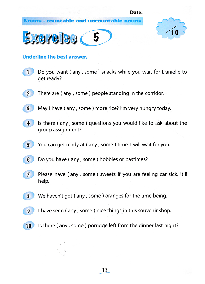 Bộ Elementary Grammar - Ngữ Pháp Tiếng Anh Cơ Bản Dành Cho Học Sinh Workbook 3 PDF Bộ Elementary Grammar - Ngữ Pháp Tiếng Anh Cơ Bản Dành Cho Học Sinh Workbook 3 PDF