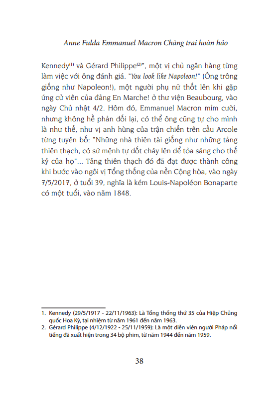 Sách Emmanuel Macron Un Jeune Homme Si Parfait Chàng Trai Hoàn Hảo