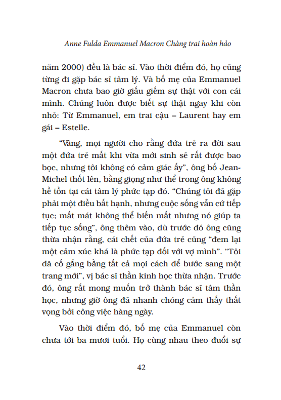 Sách Emmanuel Macron Un Jeune Homme Si Parfait Chàng Trai Hoàn Hảo