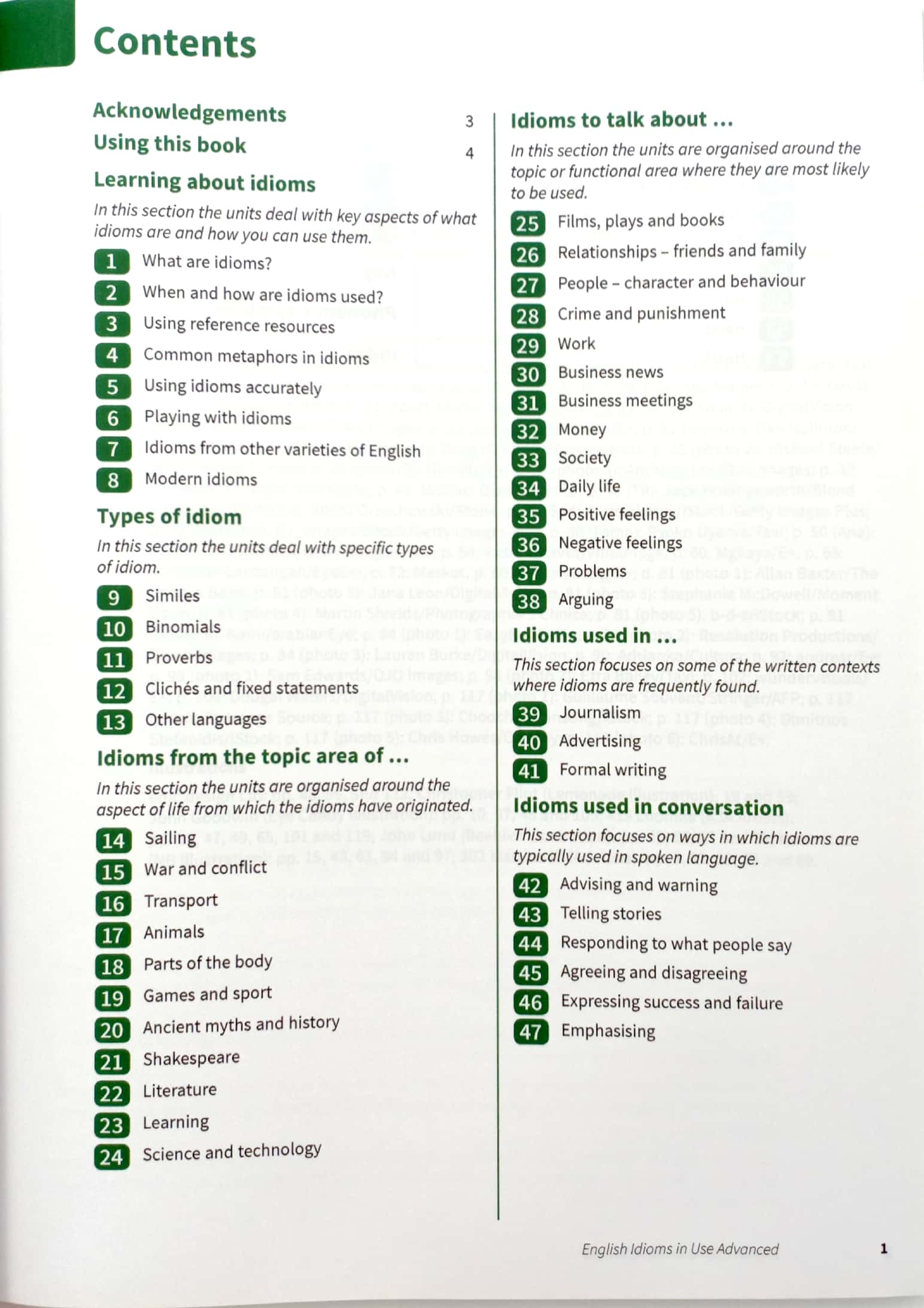 English Idioms In Use Advanced Book With Answers (Vocabulary In Use ...