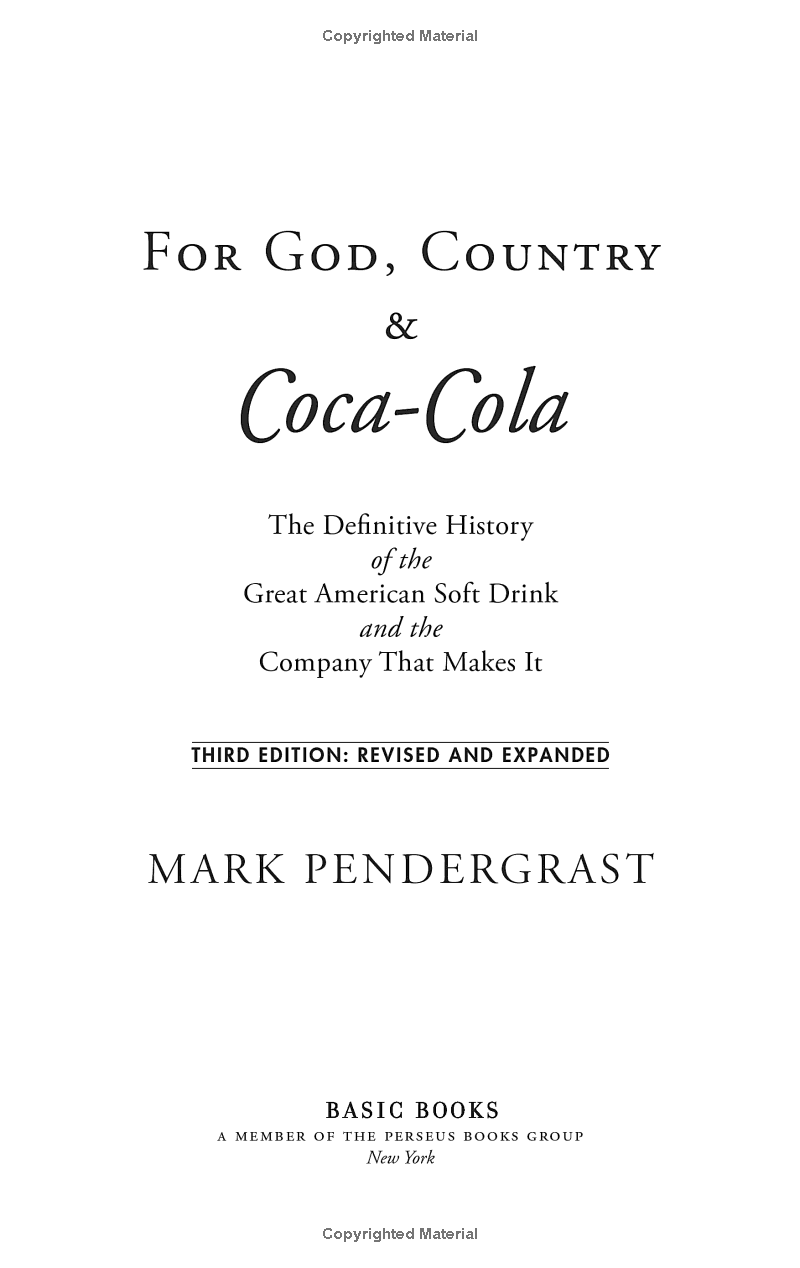 For God Country And Coca Cola For God, Country, And Coca-Cola - FAHASA.COM