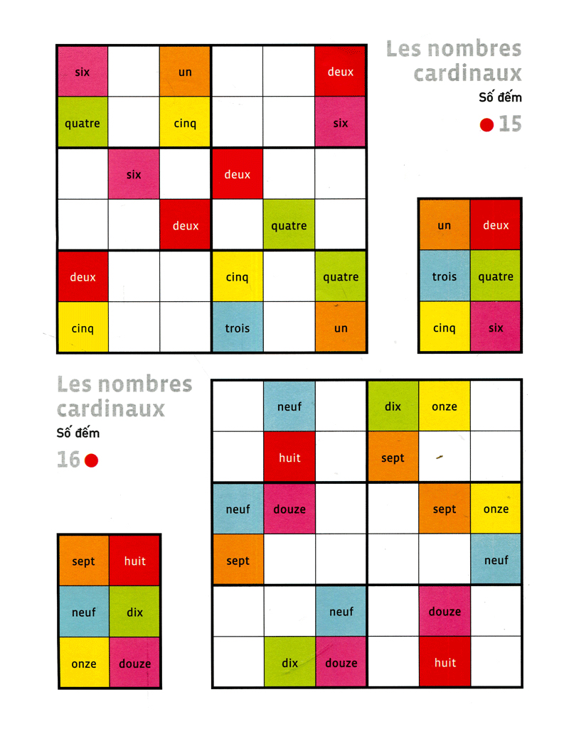 Francais Wodoku A1-A2 - Vui Học Từ Vựng Với Ô Chữ Sudoku PDF