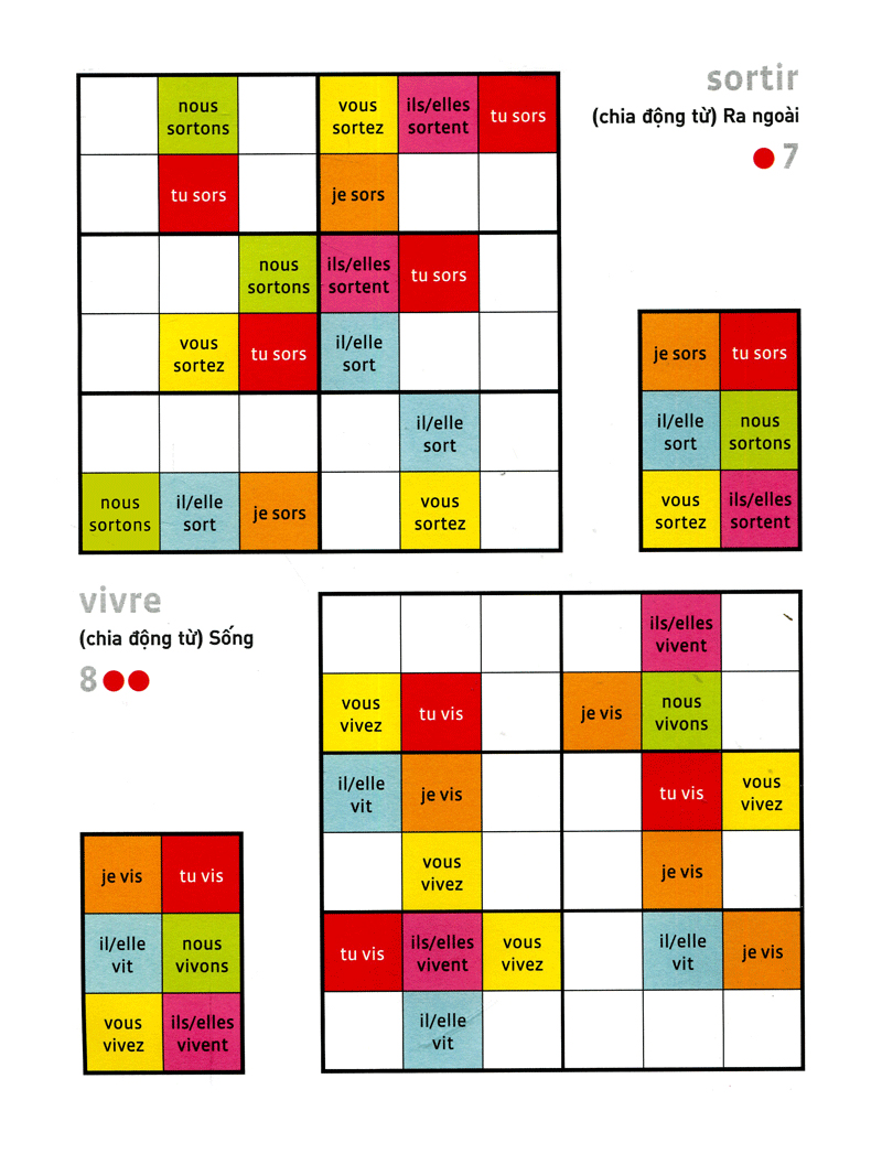 S ch Francais Wodoku A1 A2 Vui H c T V ng V i Ch Sudoku 