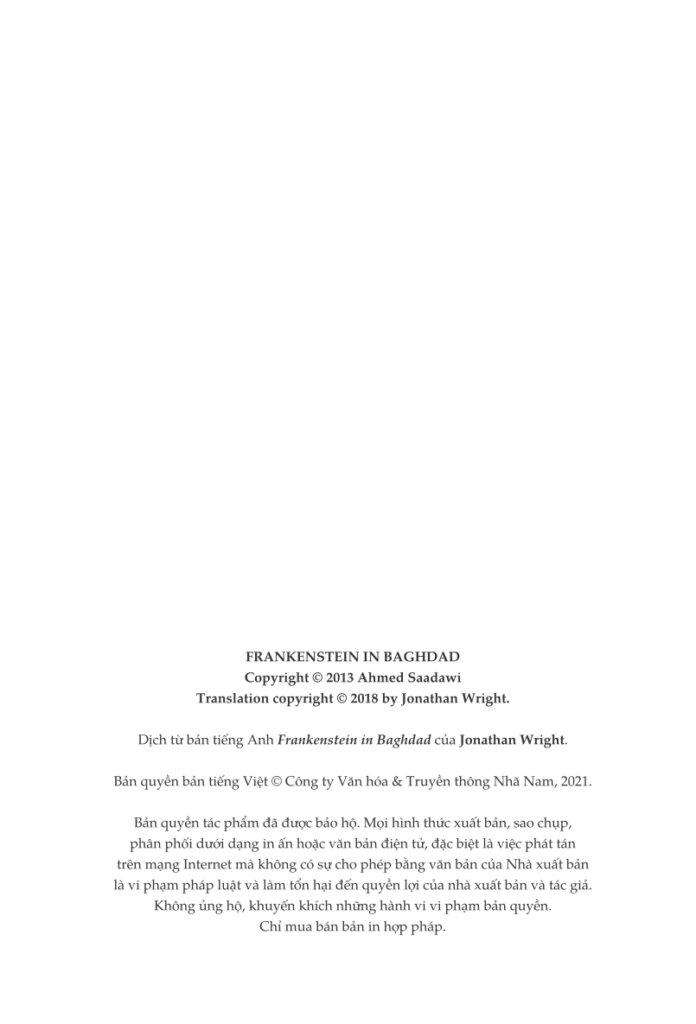 Franken-Stein Ở Baghdad PDF Franken-Stein Ở Baghdad PDF