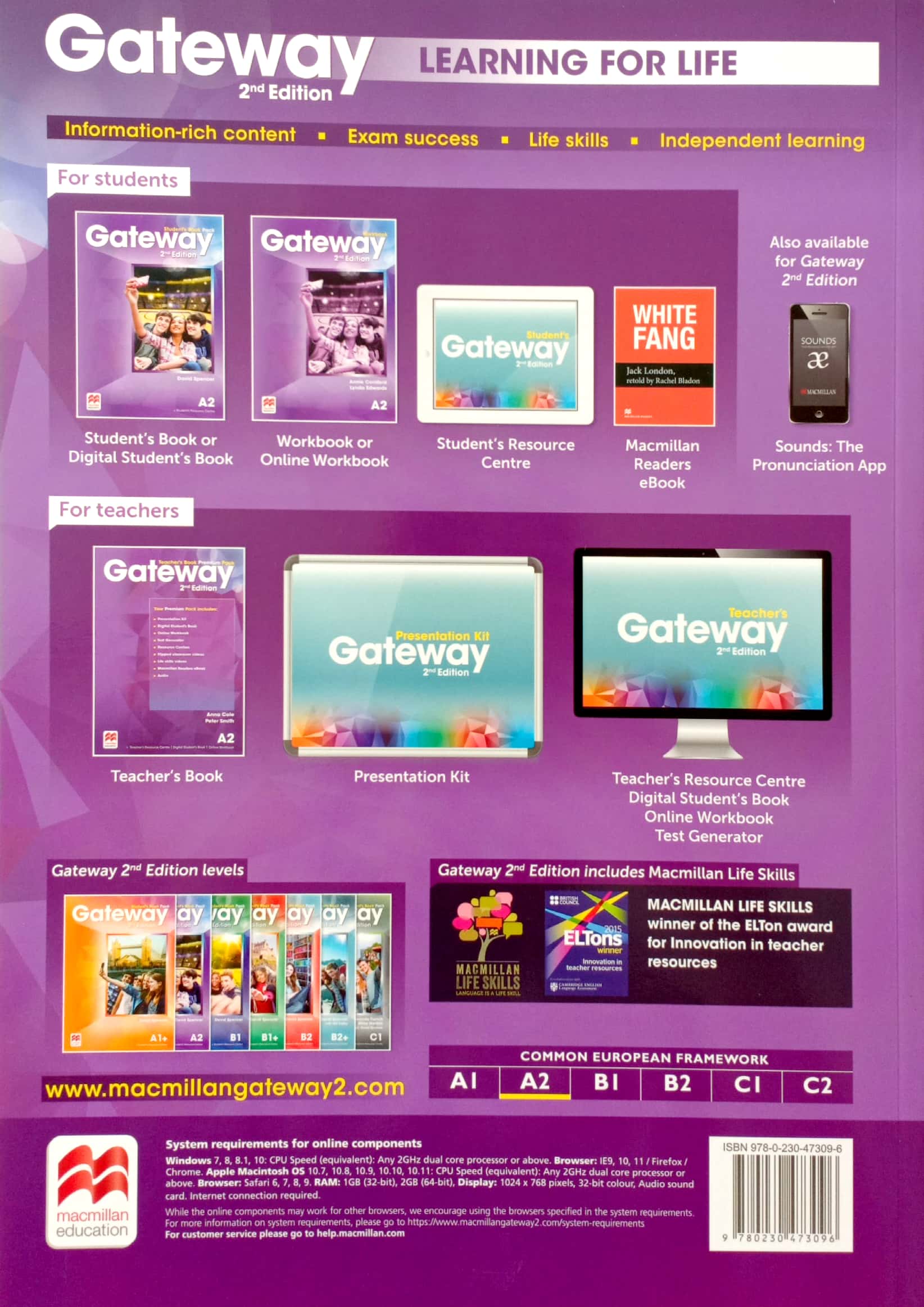 Gateway A2 Students Book Pack 2nd Edition - FAHASA.COM