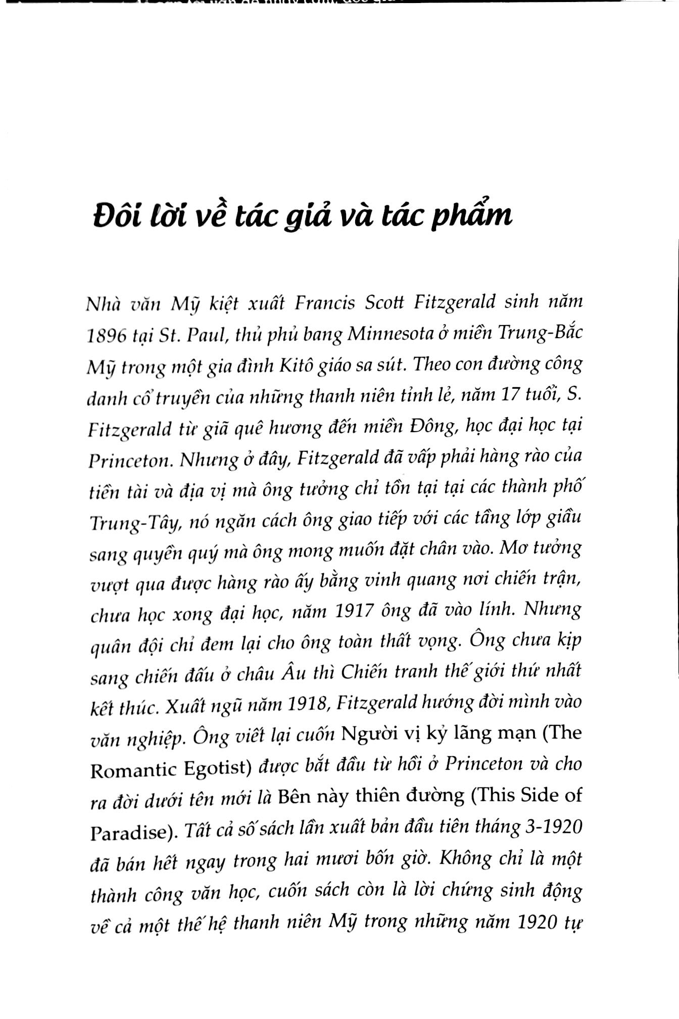 Tải sách Gatsby Vĩ Đại (Song Ngữ Anh-Việt) PDF đọc ebook online, epub online, nghe sách nói audio miễn phí.