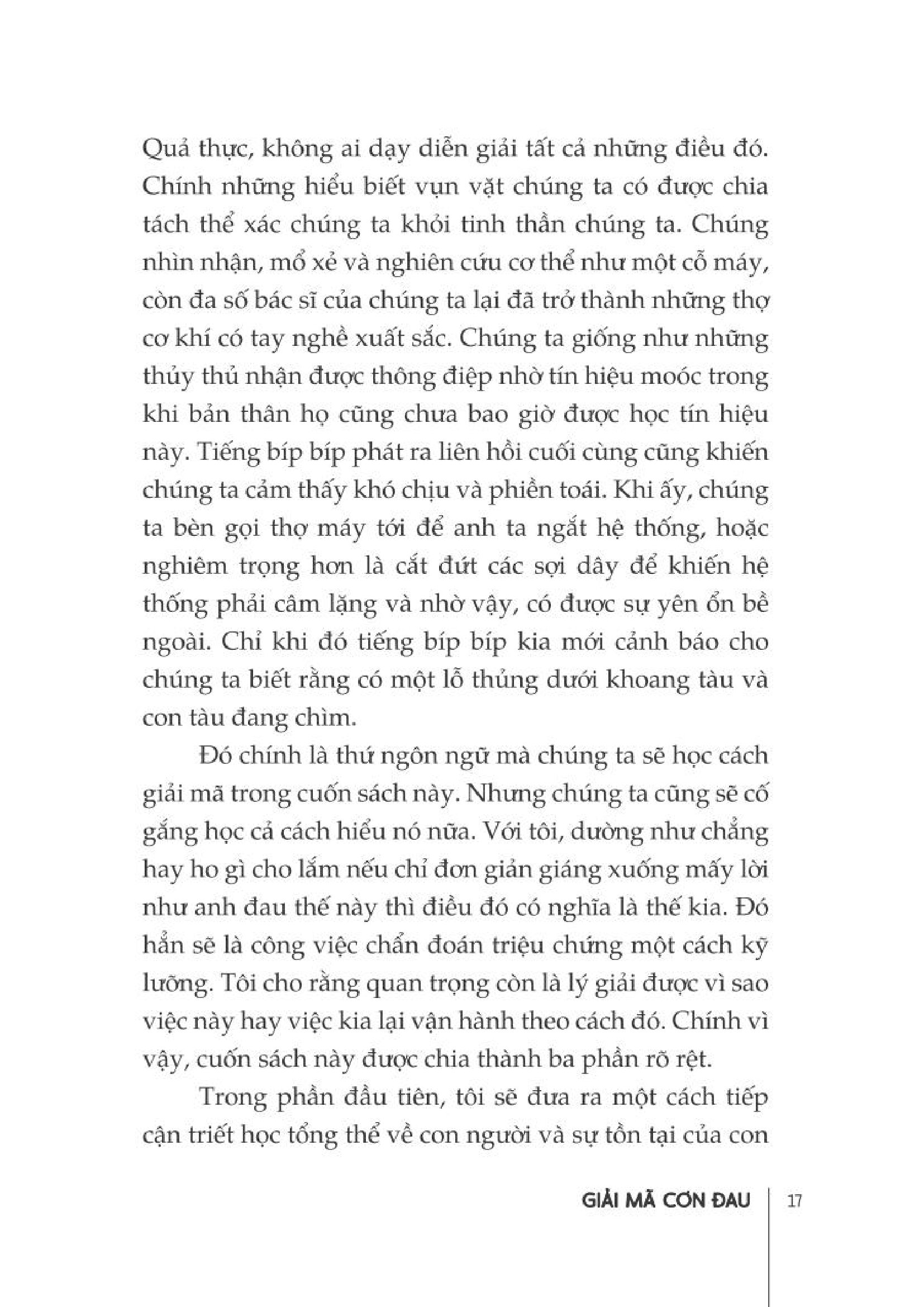 Tải sách Giải Mã Cơn Đau - Lắng Nghe Thông Điệp Của Cơ Thể Từ Các Cơn Đau Nhức PDF đọc ebook online, epub online, nghe sách nói audio miễn phí.
