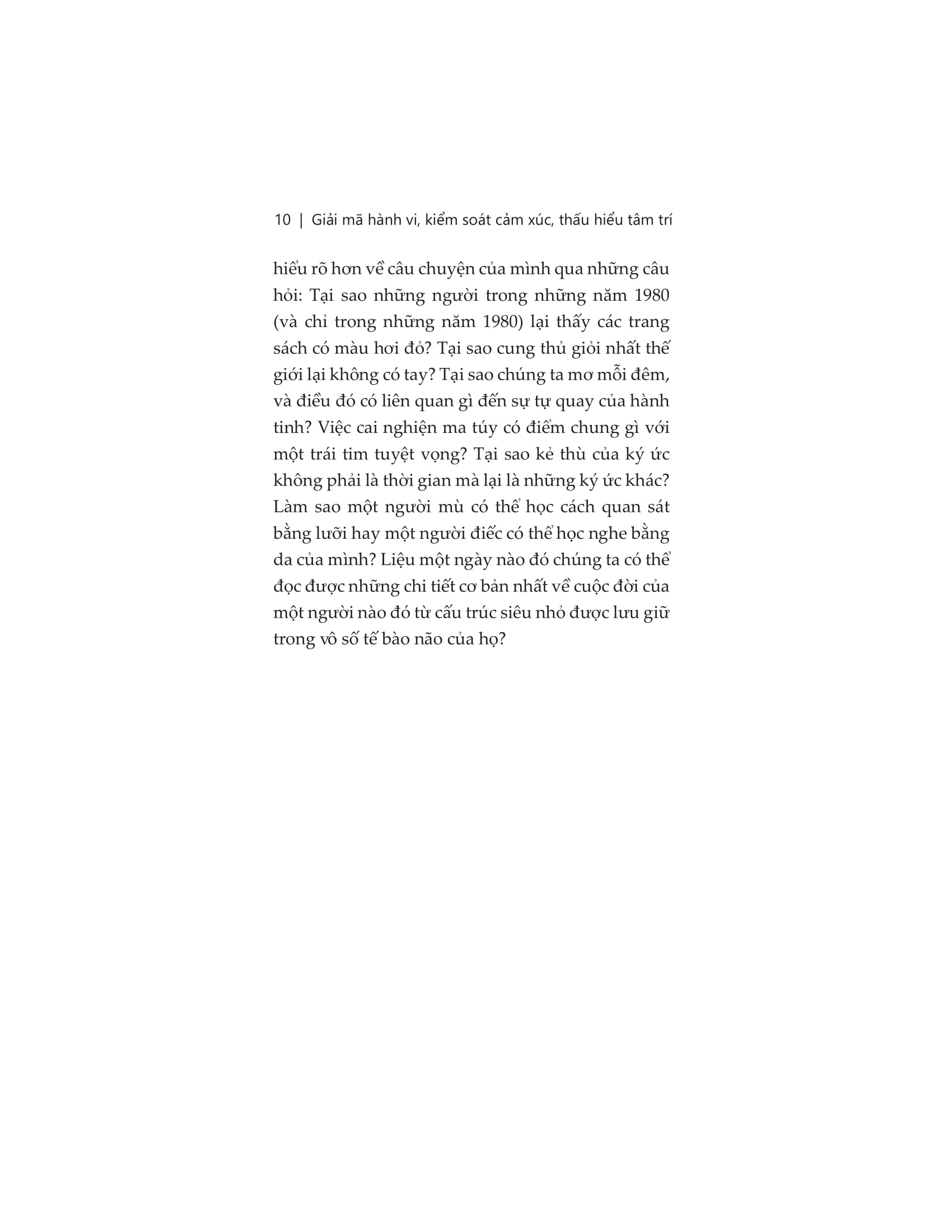 Giải Mã Hành Vi Kiểm Soát Cảm Xúc Thấu Hiểu Tâm Trí PDF
