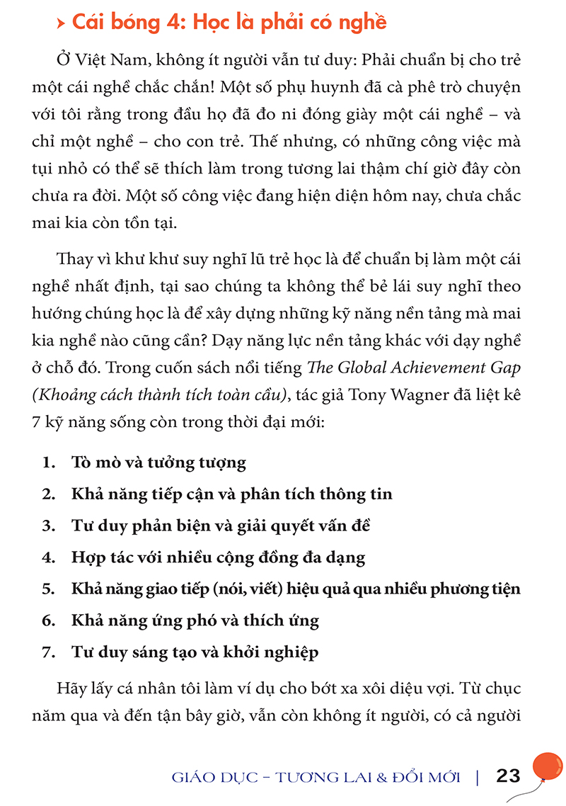Giáo Dục - Tương Lai & Đổi Mới PDF đọc ebook online, epub online, nghe sách nói audio miễn phí.
