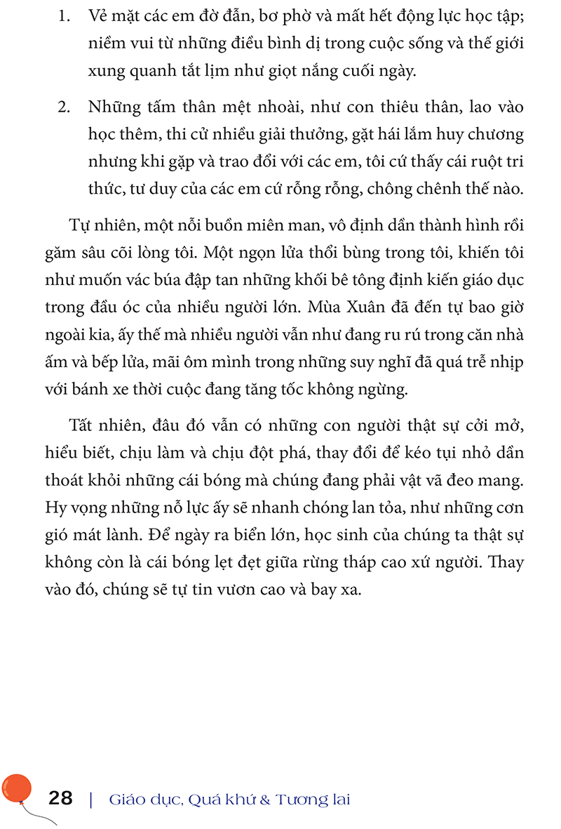 Giáo Dục - Tương Lai & Đổi Mới PDF đọc ebook online, epub online, nghe sách nói audio miễn phí.
