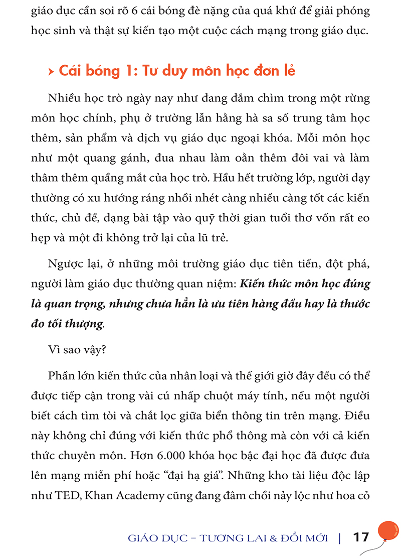 Giáo Dục - Tương Lai & Đổi Mới PDF đọc ebook online, epub online, nghe sách nói audio miễn phí.
