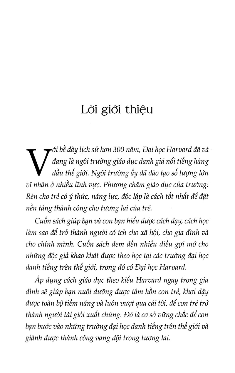 Bộ Giáo Dục Thành Công Theo Kiểu Harvard - Tập 2 2018 PDF Bộ Giáo Dục Thành Công Theo Kiểu Harvard - Tập 2 2018 PDF