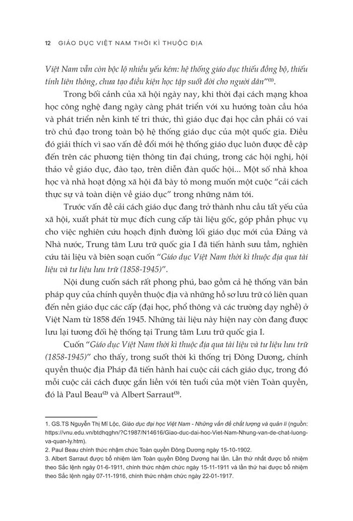 Giáo Dục Việt Nam Thời Kỳ Thuộc Địa Qua Tài Liệu Và Tư Liệu Lưu Trữ (1858 - 1945) PDF đọc ebook online, epub online, nghe sách nói audio miễn phí. Tải sách Giáo Dục Việt Nam Thời Kỳ Thuộc Địa Qua Tài Liệu Và Tư Liệu Lưu Trữ (1858 - 1945) PDF đọc ebook online, epub online, nghe sách nói audio miễn phí.