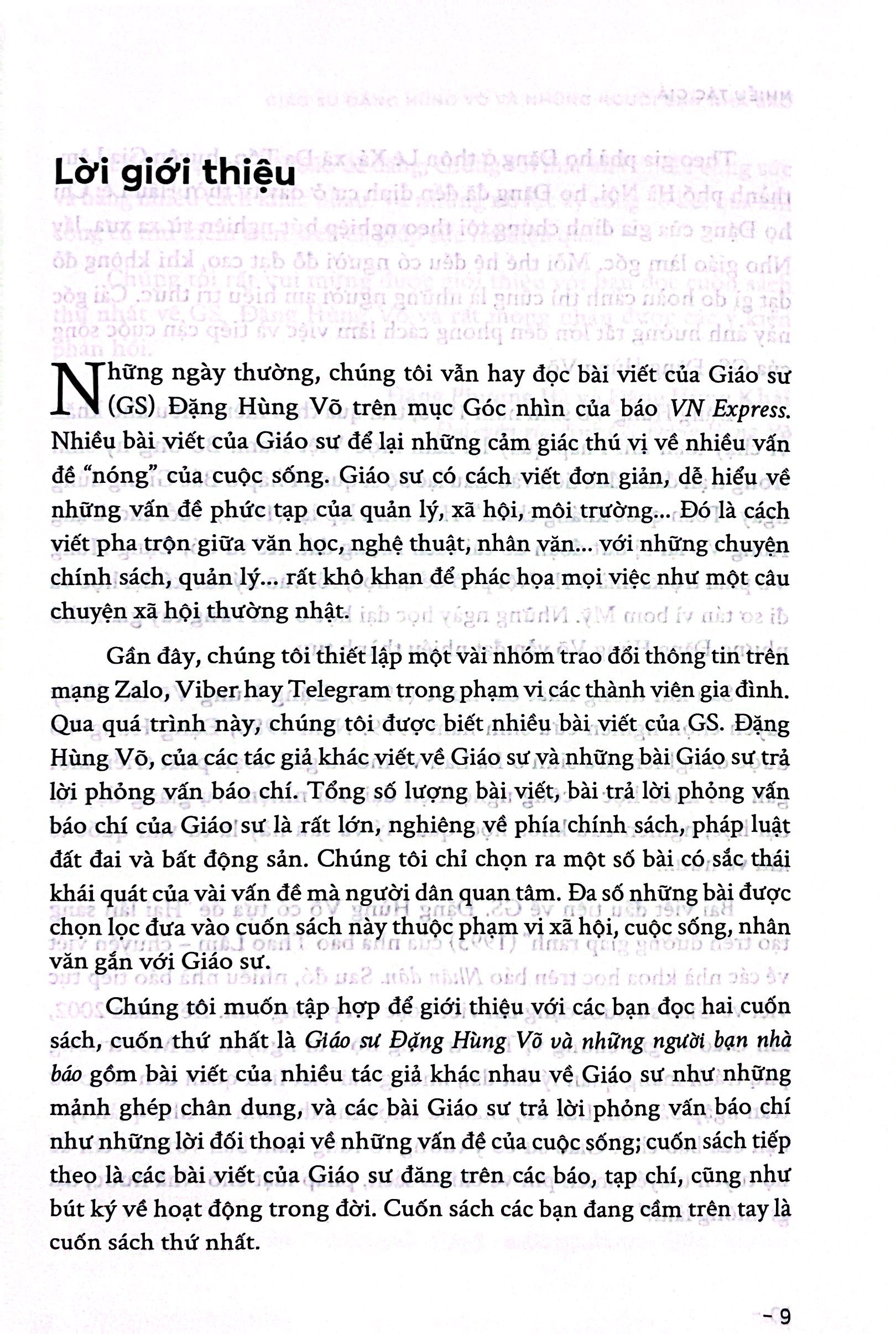 Tải sách Giáo Sư Đặng Hùng Võ Và Những Người Bạn Nhà Báo PDF đọc ebook online, epub online, nghe sách nói audio miễn phí.