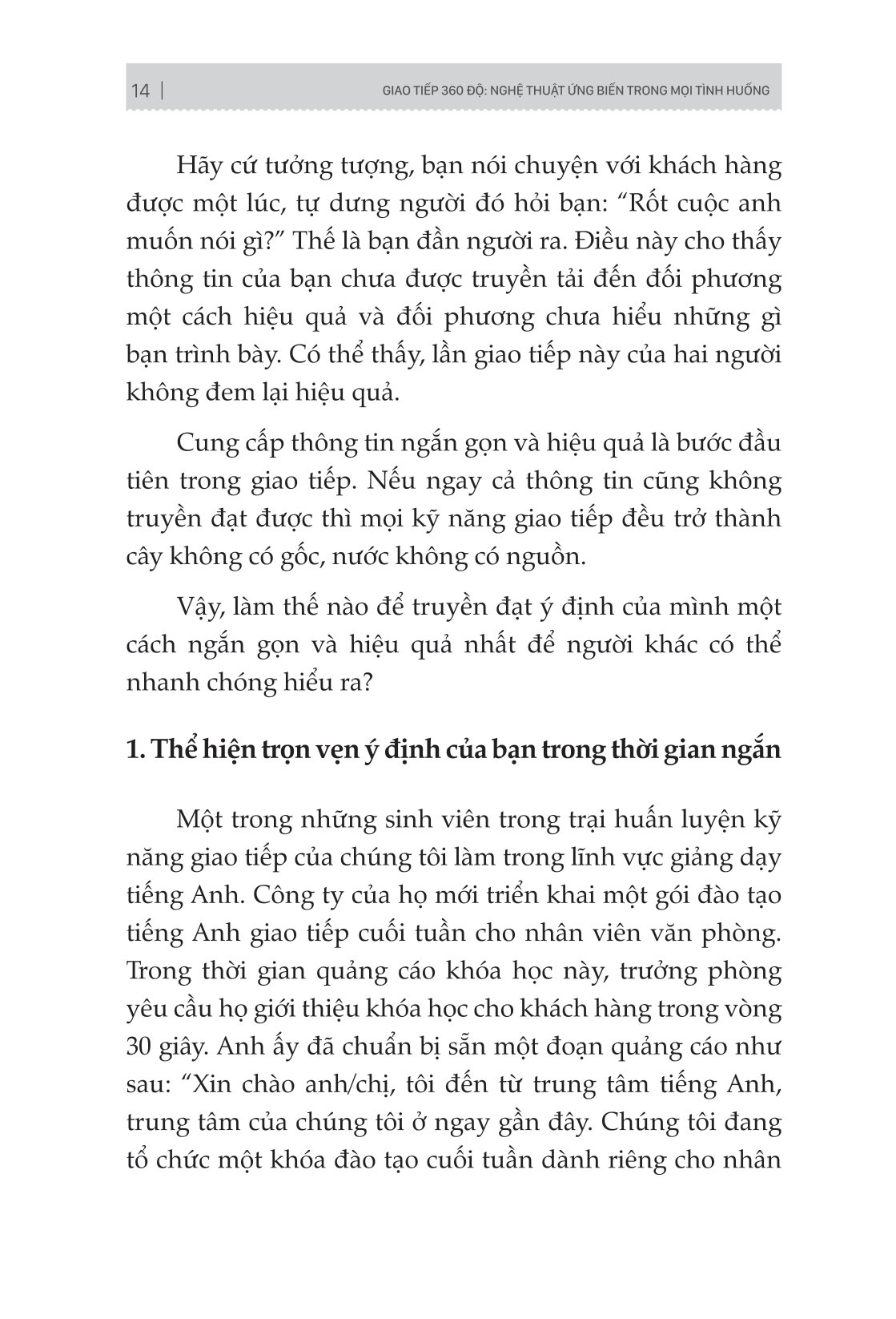 Giao Tiếp 360 Độ - Nghệ Thuật Ứng Biến Trong Mọi Tình Huống PDF đọc ebook online, epub online, nghe sách nói audio miễn phí.