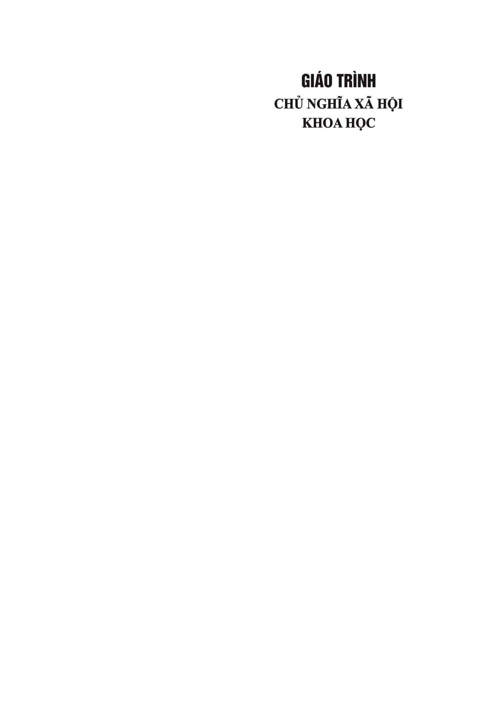 Giáo Trình Chủ Nghĩa Xã Hội Khoa Học (Dành Cho Bậc Đại Học Hệ Không Chuyên Lý Luận Chính Trị) PDF đọc ebook online, epub online, nghe sách nói audio miễn phí. Tải sách Giáo Trình Chủ Nghĩa Xã Hội Khoa Học (Dành Cho Bậc Đại Học Hệ Không Chuyên Lý Luận Chính Trị) PDF đọc ebook online, epub online, nghe sách nói audio miễn phí.