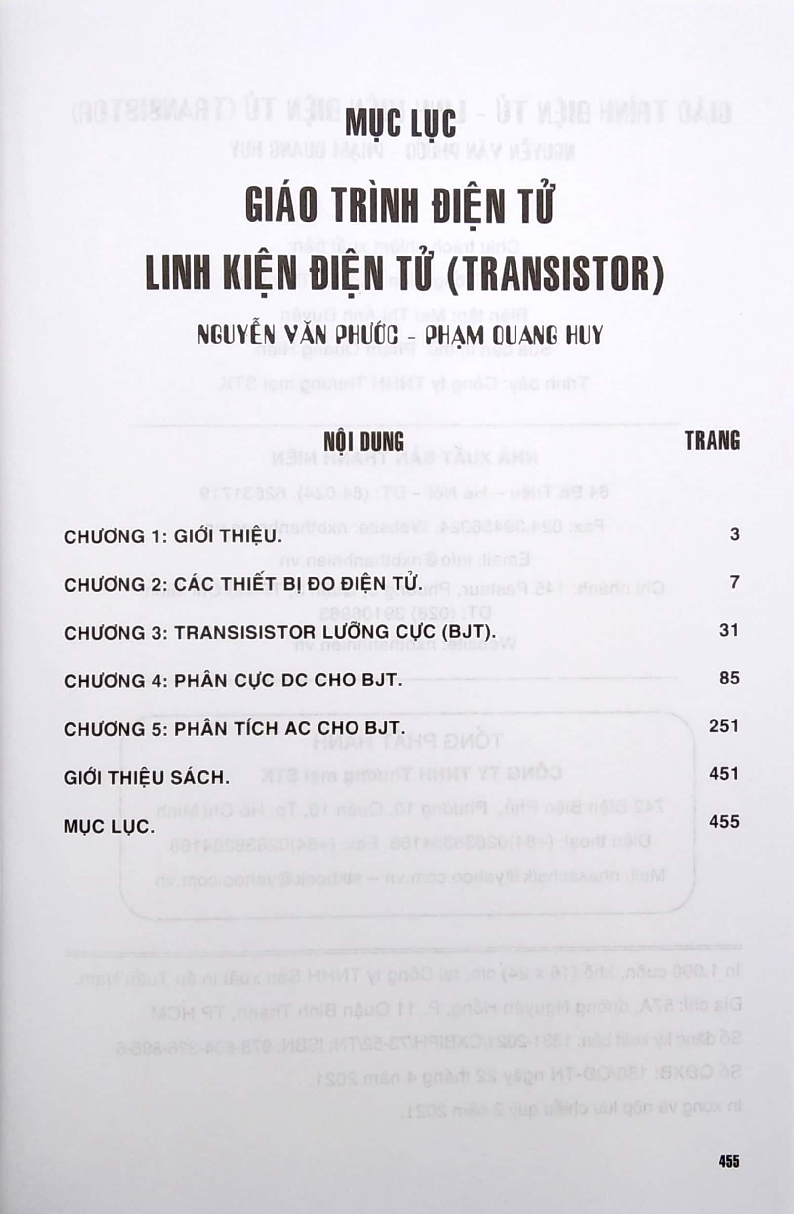 Giáo Trình Điện Tử - Linh Kiện Điện Tử Transistor PDF Giáo Trình Điện Tử - Linh Kiện Điện Tử Transistor PDF