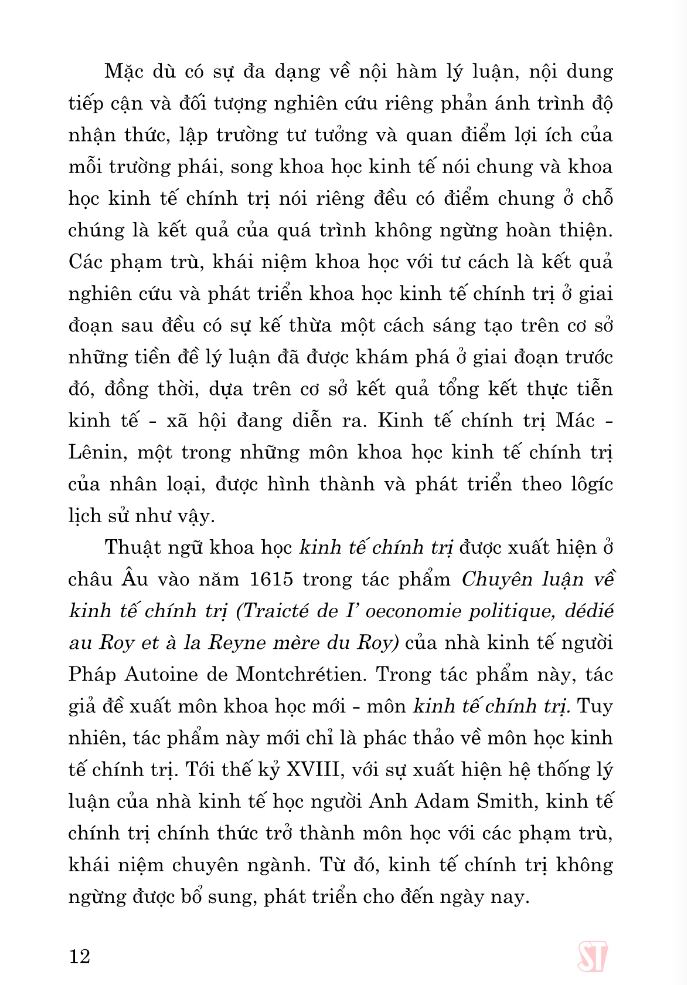 Giáo Trình Kinh Tế Chính Trị Mác - Lênin (Dành Cho Bậc Đại Học Hệ Không Chuyên Lý Luận Chính Trị) (Tái Bản 2024) PDF đọc ebook online, epub online, nghe sách nói audio miễn phí. Tải sách Giáo Trình Kinh Tế Chính Trị Mác - Lênin (Dành Cho Bậc Đại Học Hệ Không Chuyên Lý Luận Chính Trị) (Tái Bản 2024) PDF đọc ebook online, epub online, nghe sách nói audio miễn phí.