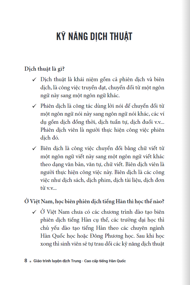 Giáo Trình Luyện Dịch Trung Cao Cấp Tiếng Hàn Quốc PDF Giáo Trình Luyện Dịch Trung Cao Cấp Tiếng Hàn Quốc PDF