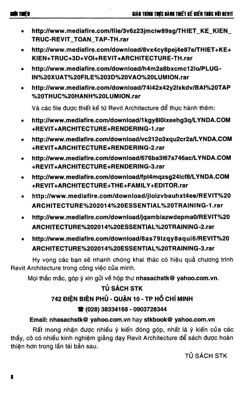 Giáo Trình Thực Hành Thiết Kế Kiến Trúc Với Revit Dùng Cho Các Phiên Bản 2018 - 2017 PDF
