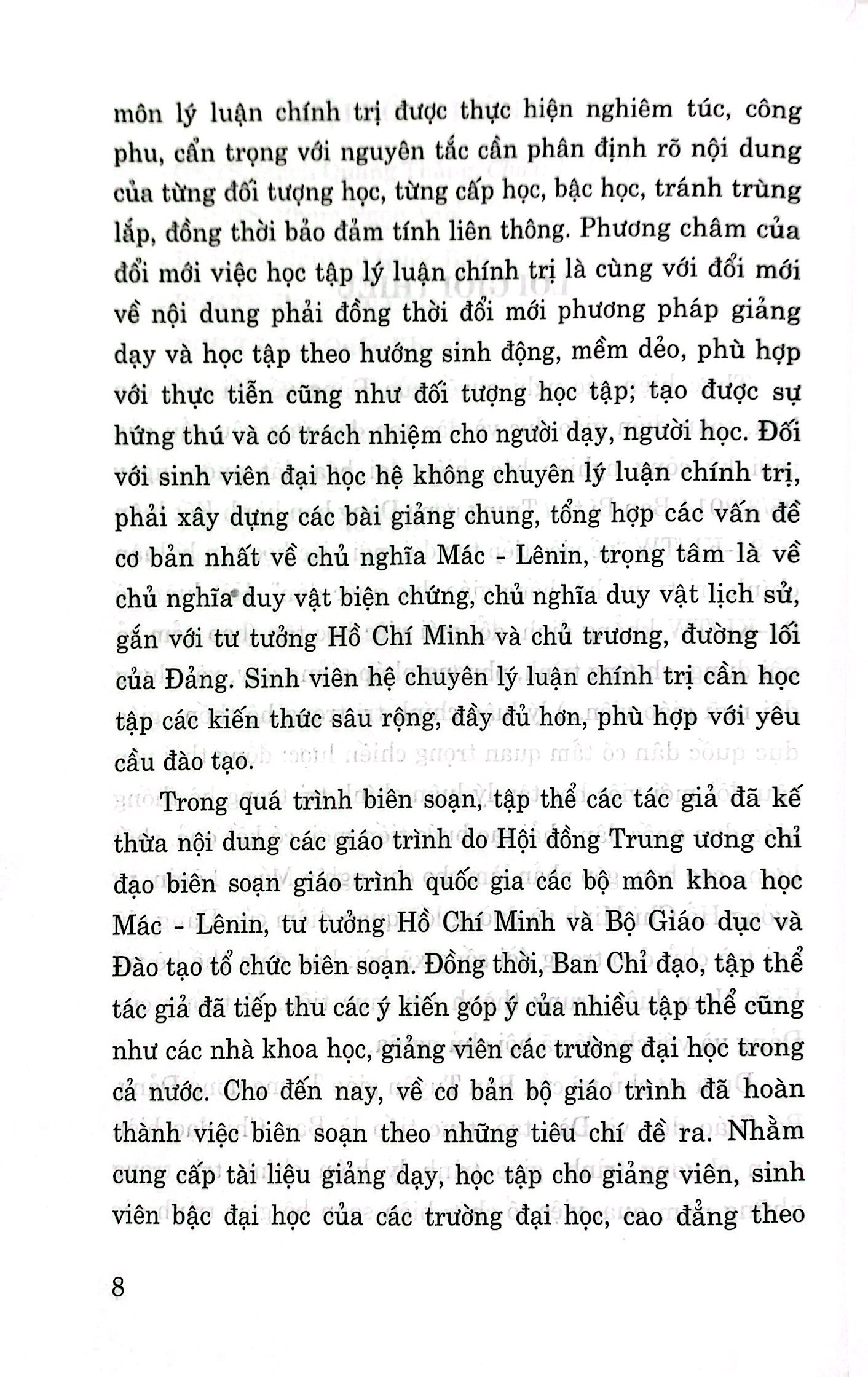 Giáo Trình Tư Tưởng Hồ Chí Minh (Dành Cho Bậc Đại Học Hệ Không Chuyên Lý Luận Chính Trị) PDF đọc ebook online, epub online, nghe sách nói audio miễn phí.