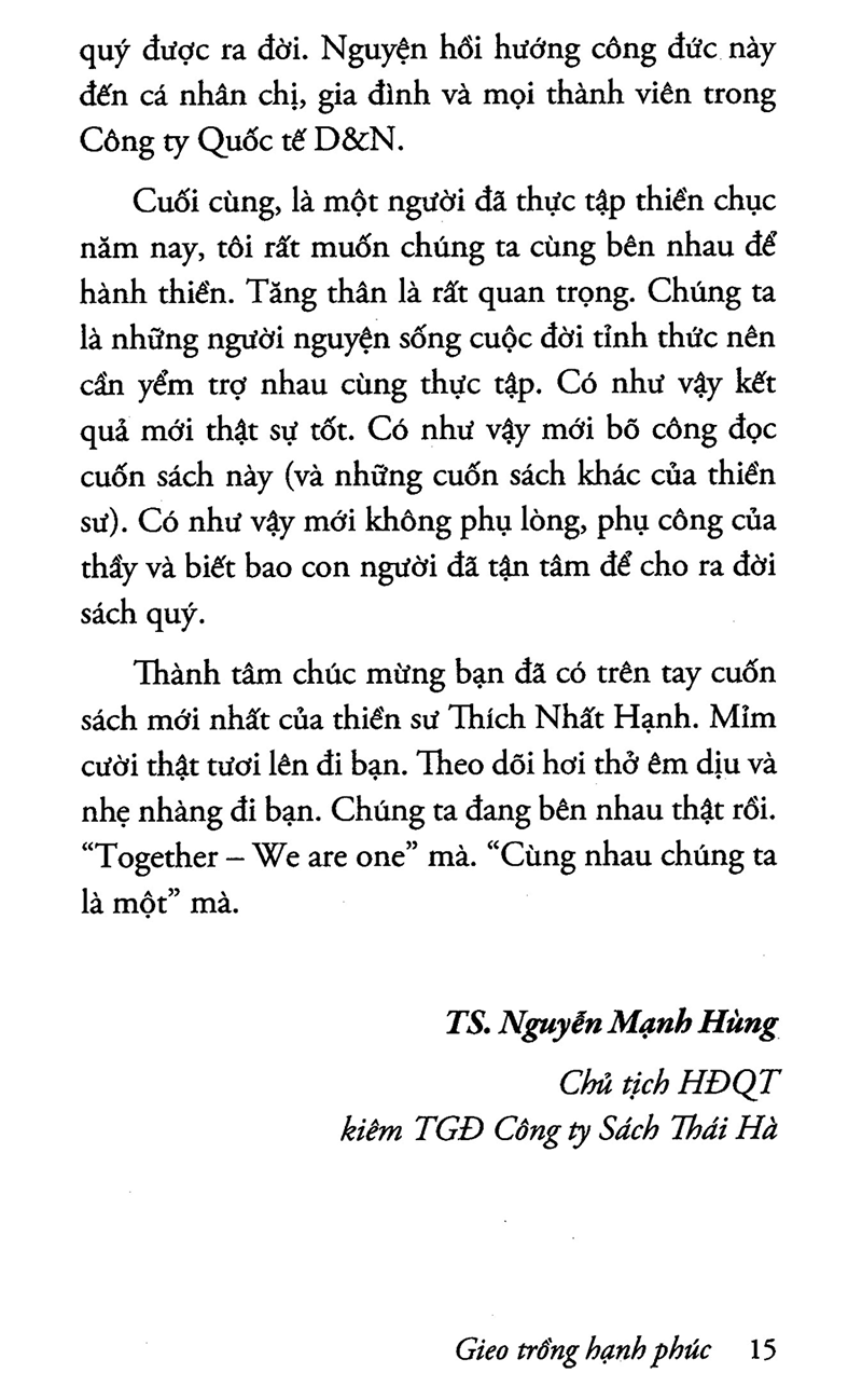 Gieo Trồng Hạnh Phúc PDF