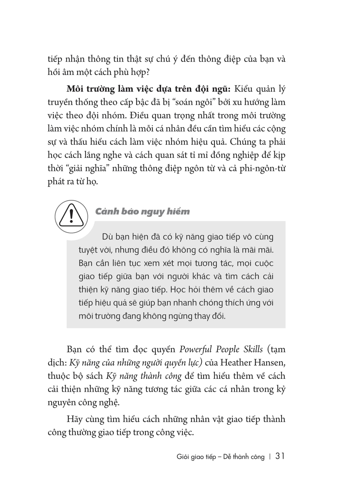 Giỏi Giao Tiếp - Dễ Thành Công Lần 2 PDF Giỏi Giao Tiếp - Dễ Thành Công Lần 2 PDF