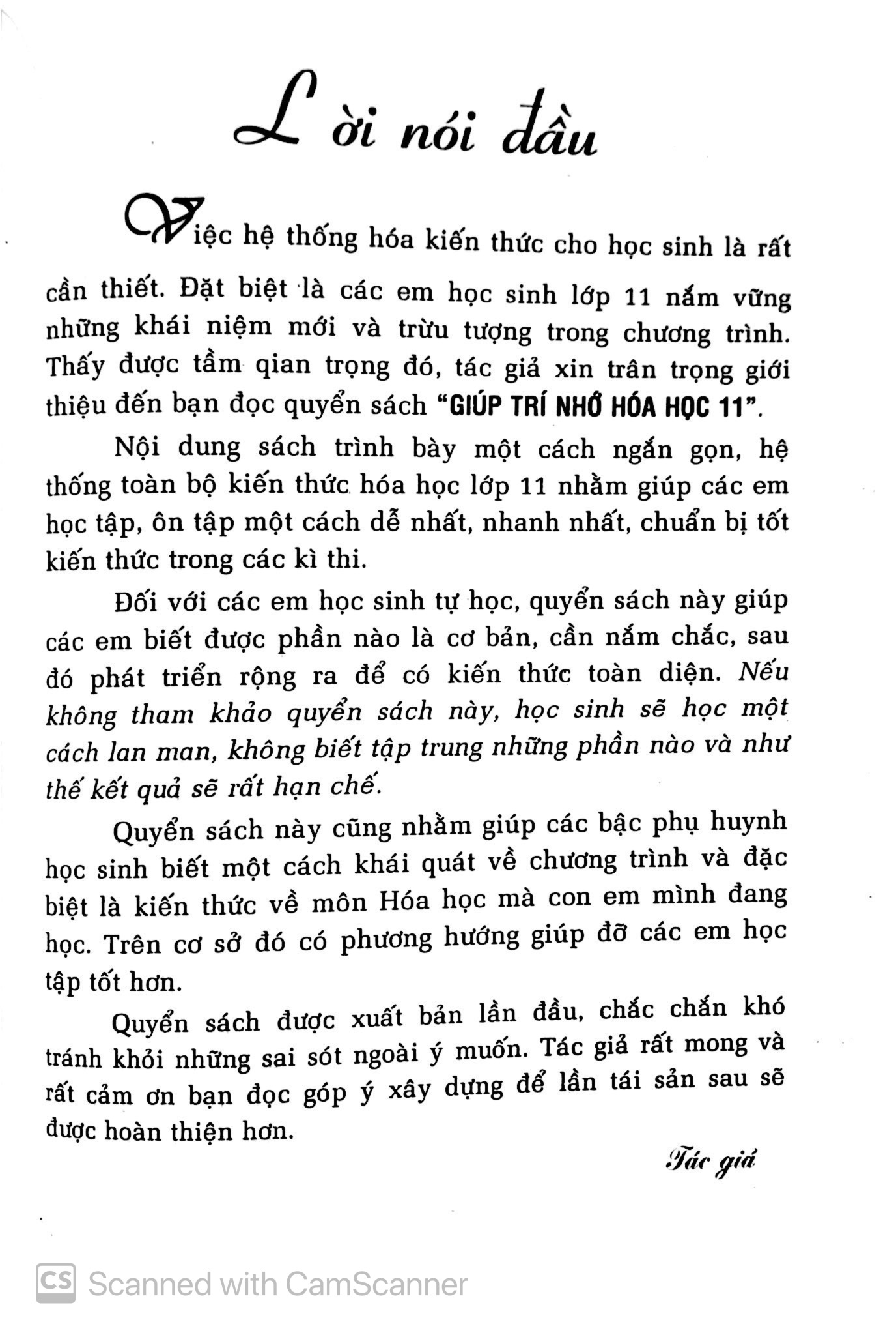 Giúp Trí Nhớ Hóa Học Lớp 11 PDF đọc ebook online, epub online, nghe sách nói audio miễn phí.